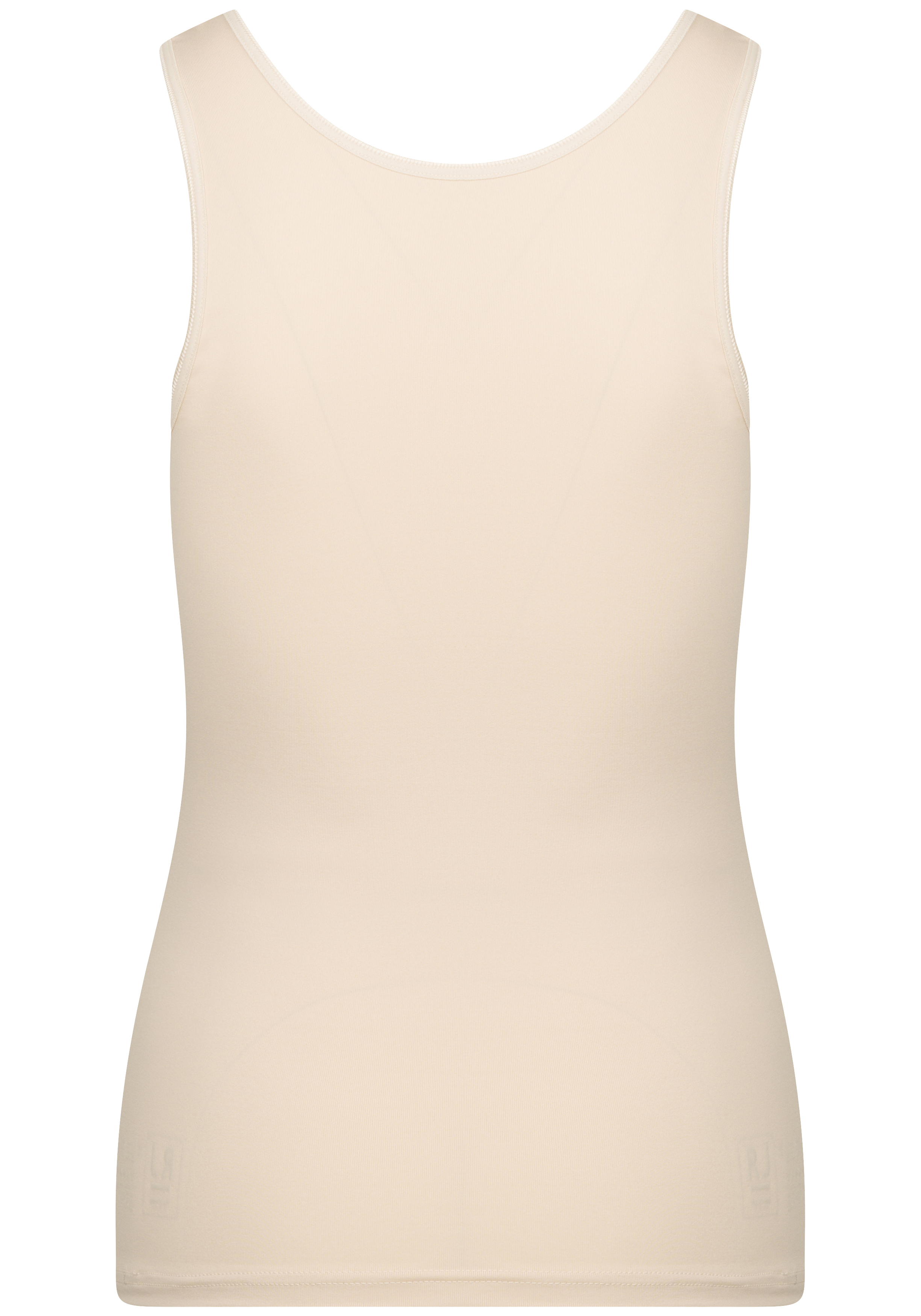 RJ Bodywear Pure Color dames top (1-pack), hemdje met brede banden, huidskleur