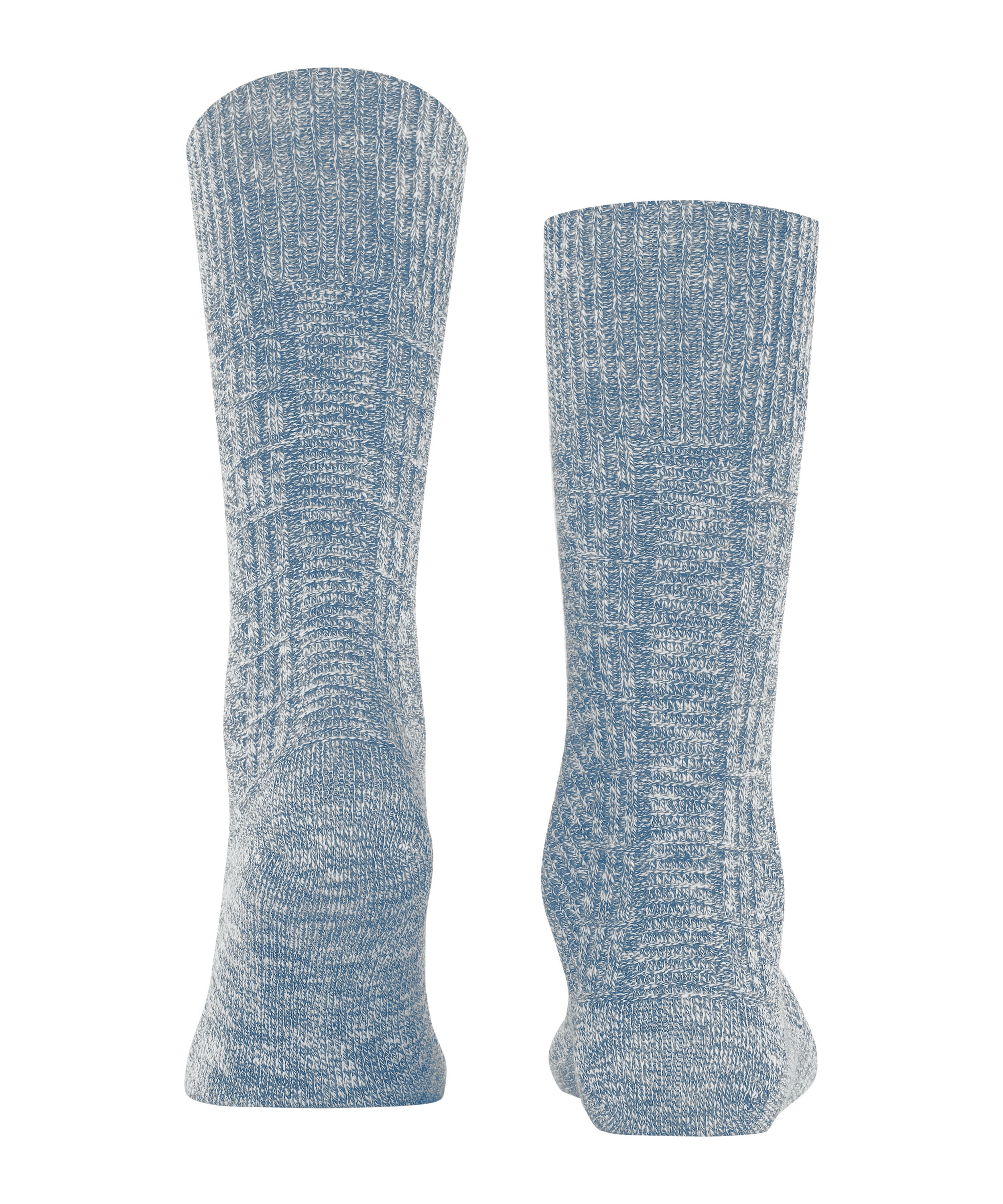 FALKE Carved Pile herensokken, ijsblauw (arcticblue)