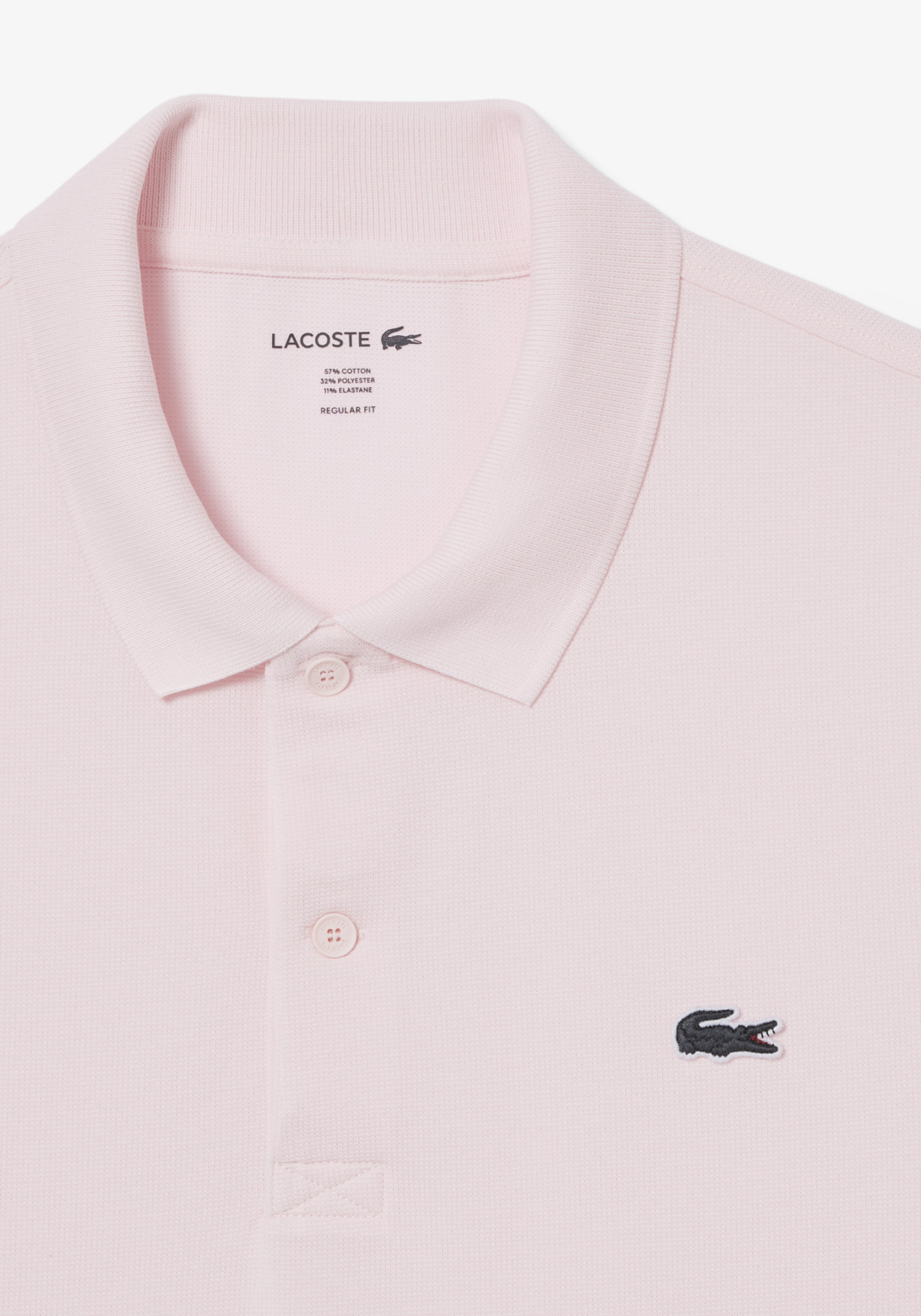 Lacoste Sport Polo Regular Fit stretch, lichtroze