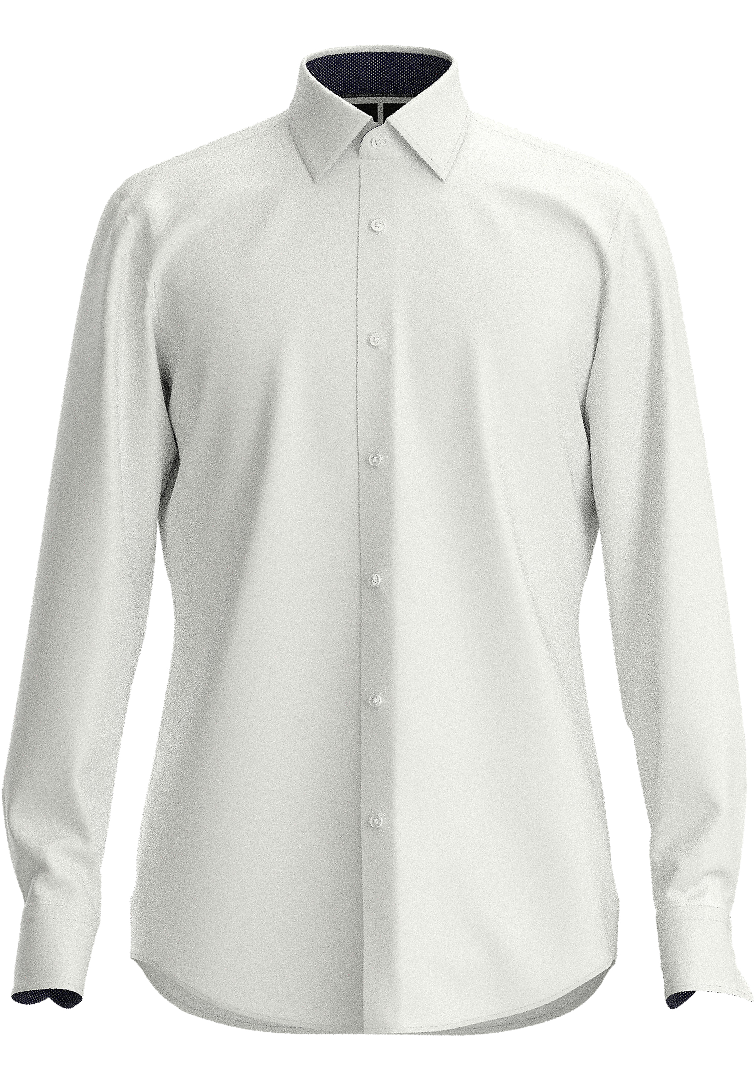 BOSS Hank slim fit overhemd, twill, wit