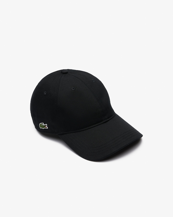 Lacoste cap, unisex pet, zwart