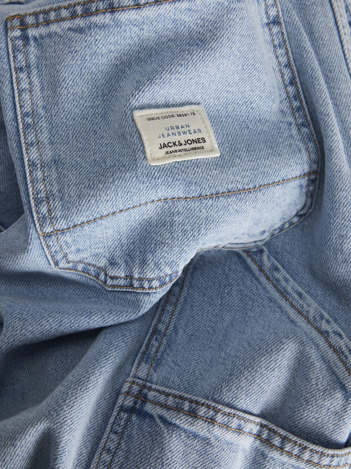 JACK & JONES Eddie Utility loose fit, heren jeans, denimblauw