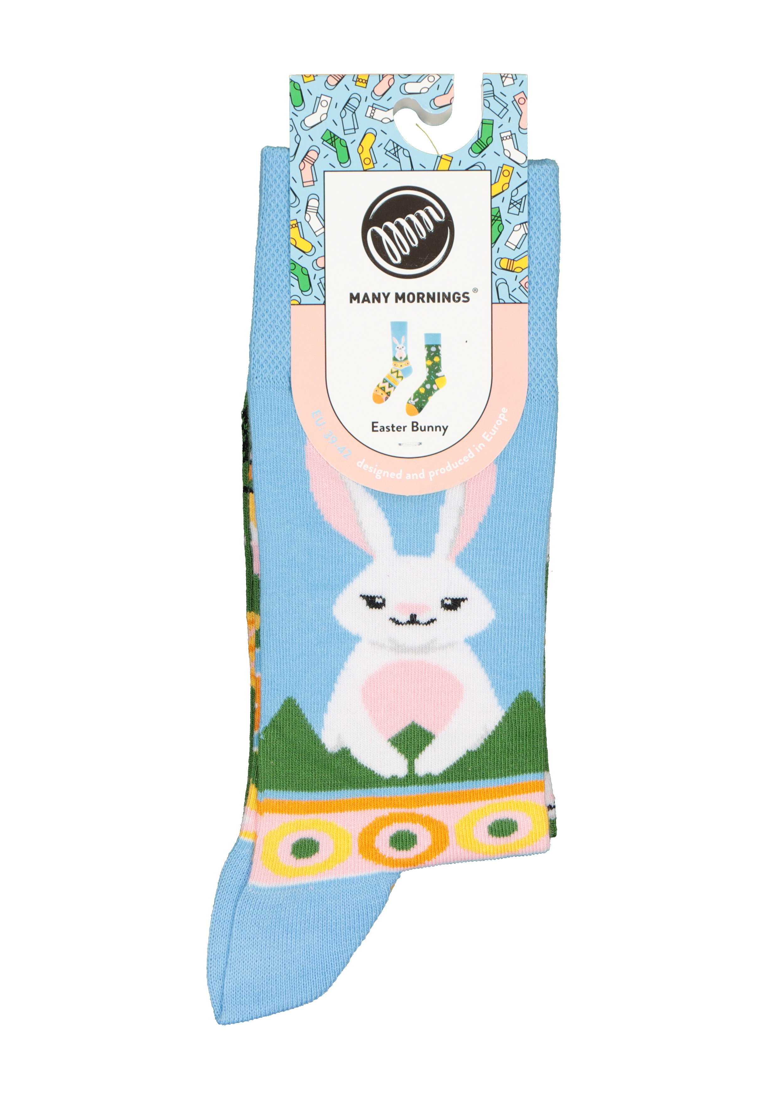 Many Mornings unisex sokken Easter Bunny