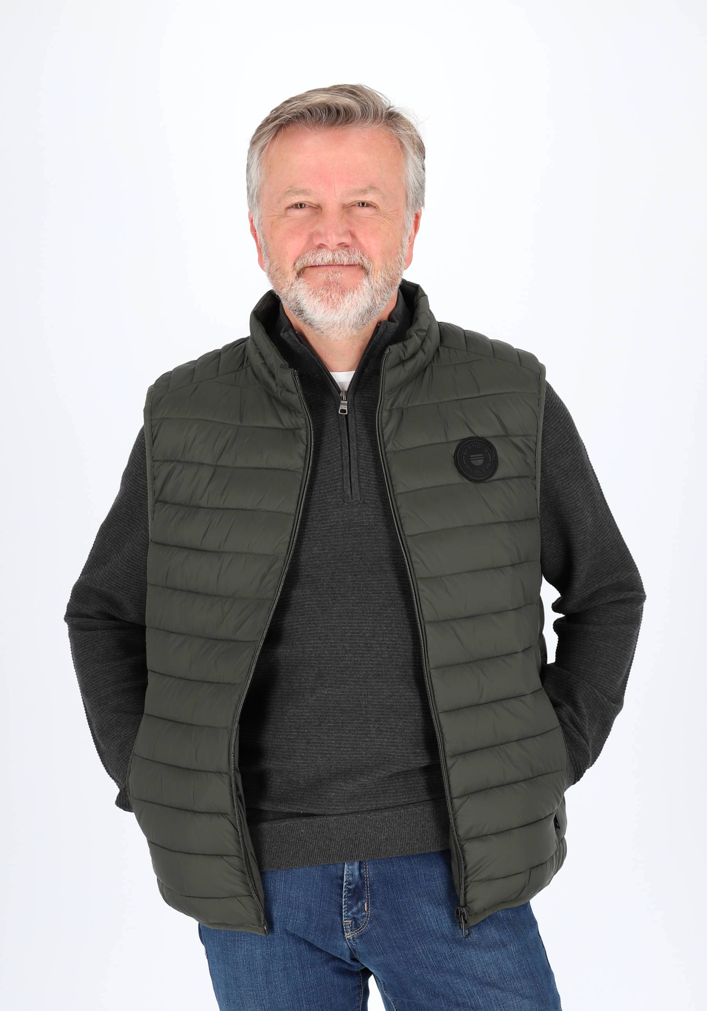 Redmond comfort fit bodywarmer, groen