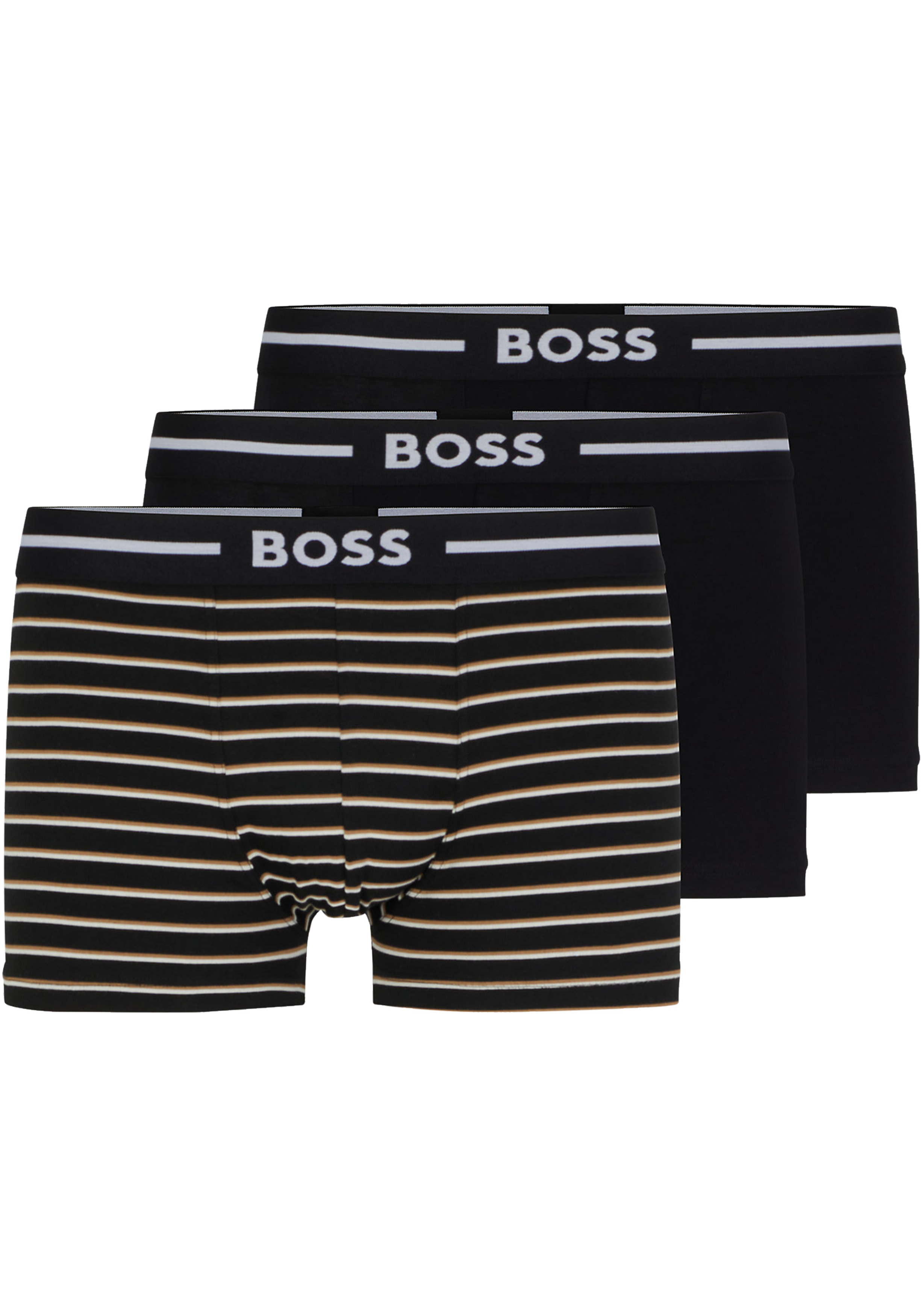 HUGO BOSS Bold trunks (3-pack), heren boxers kort, multicolor