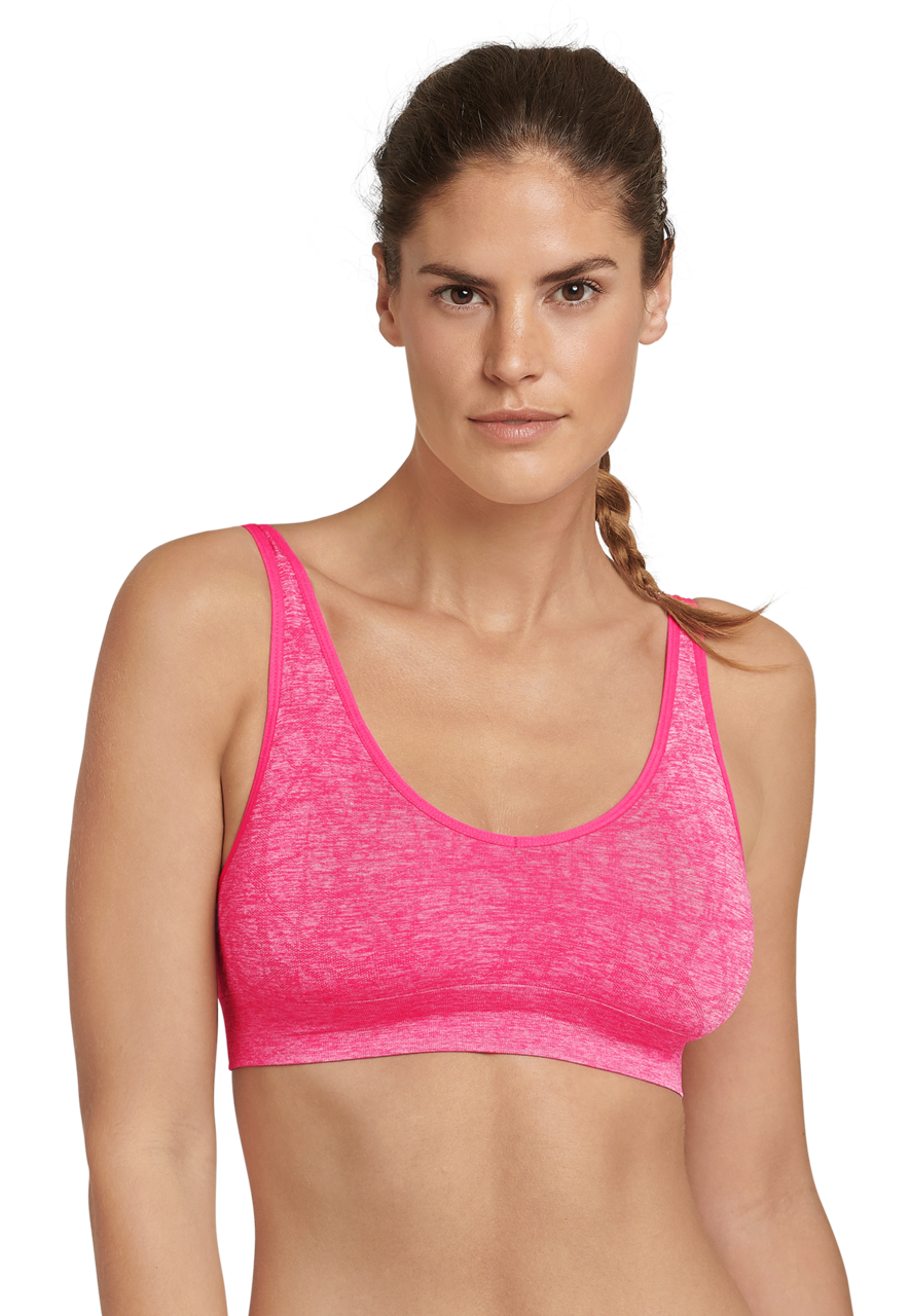SCHIESSER Active Mesh Light bralette (1-pack), dames bustier felrozemelange
