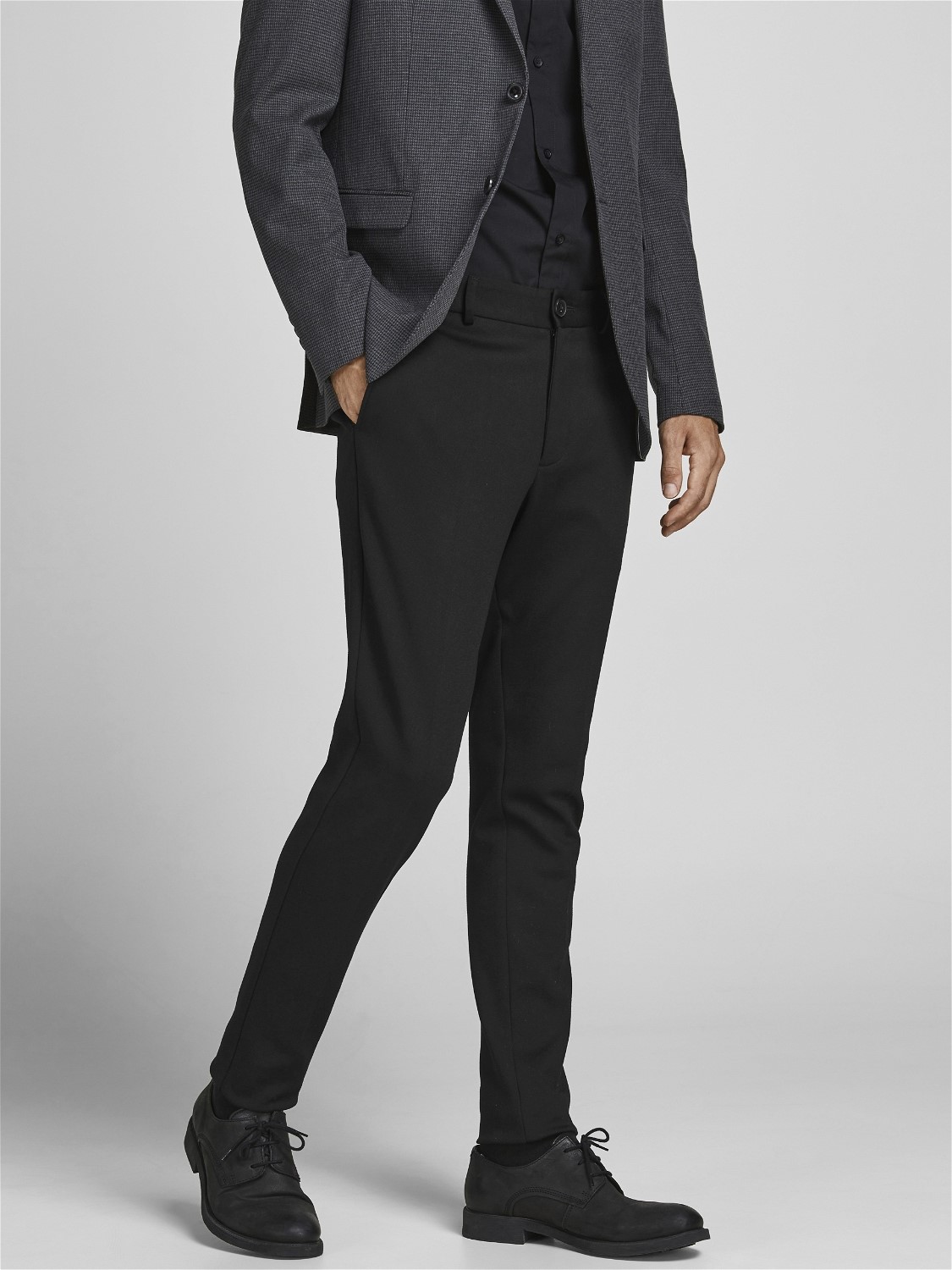 JACK & JONES Marco Phil loose fit, heren chino, zwart