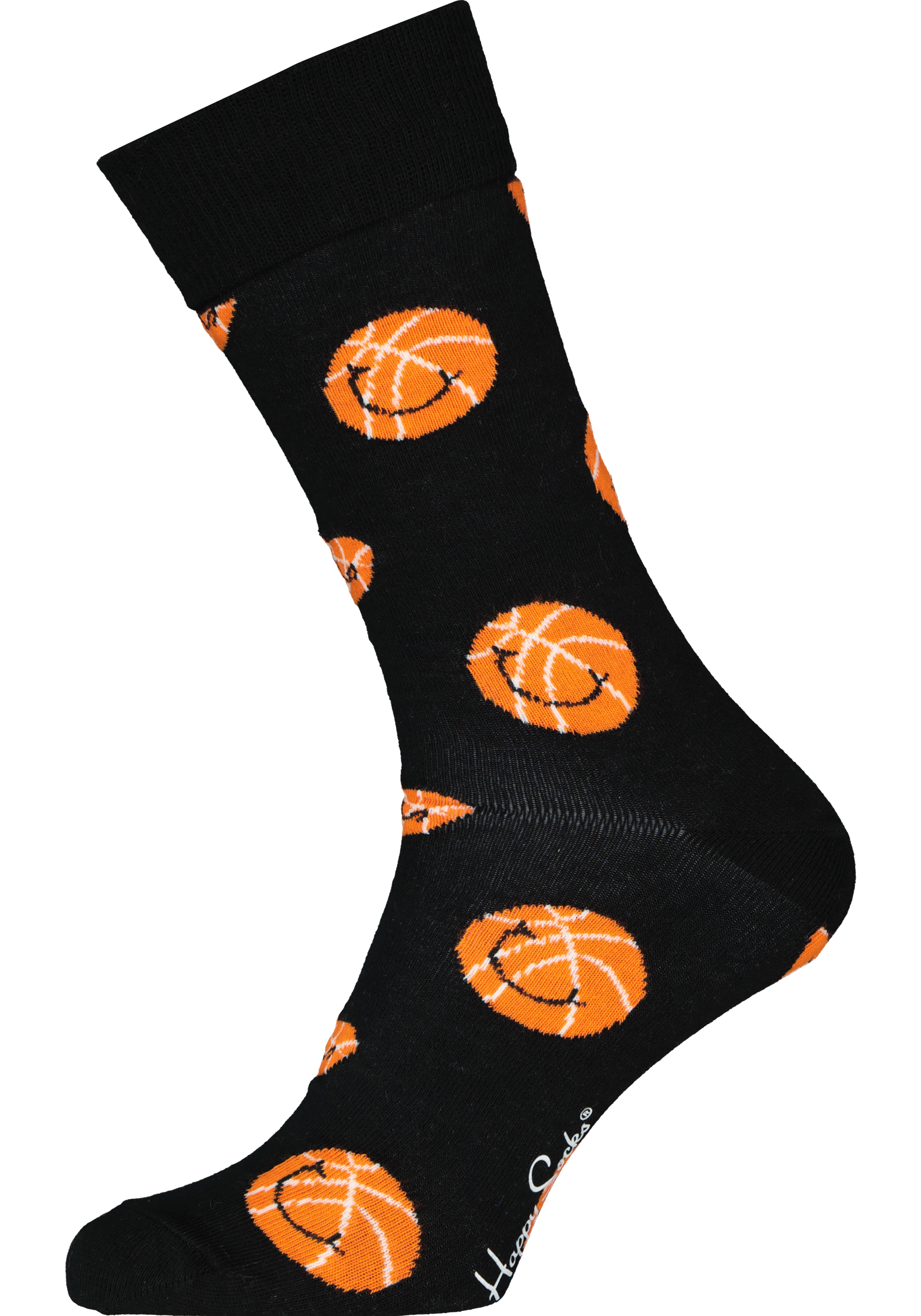 Happy Socks Balls Sock, unisex sokken, zwart met ballen