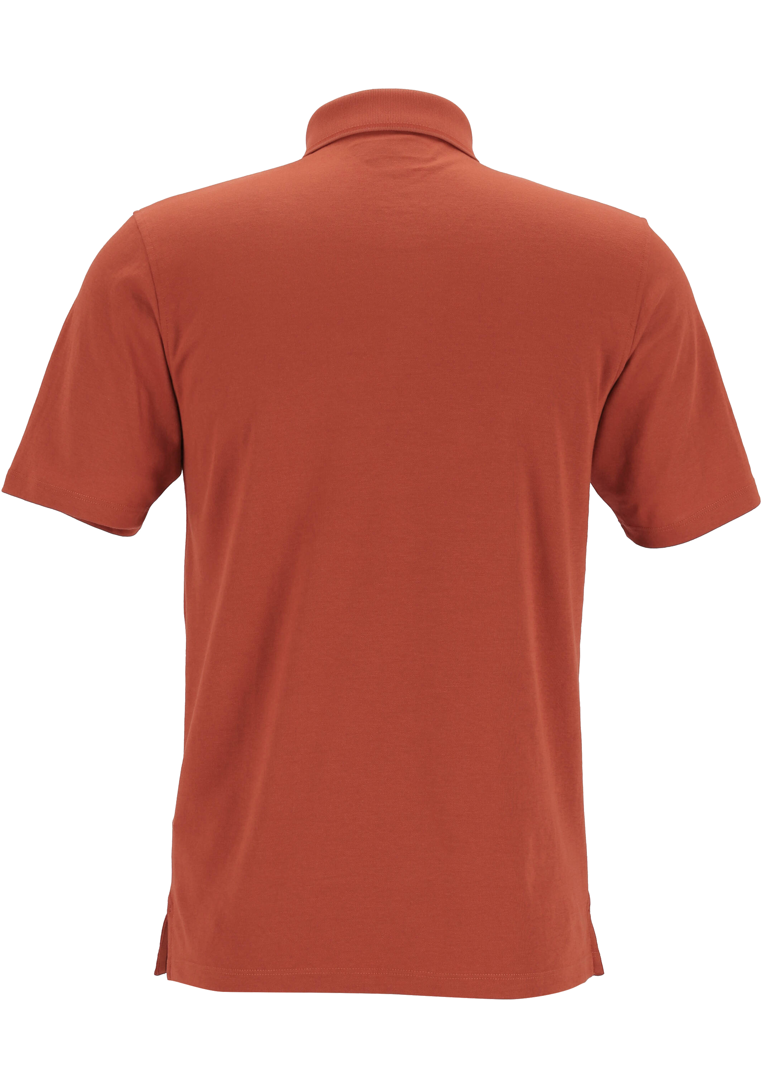 CASA MODA comfort fit poloshirt, roestbruin