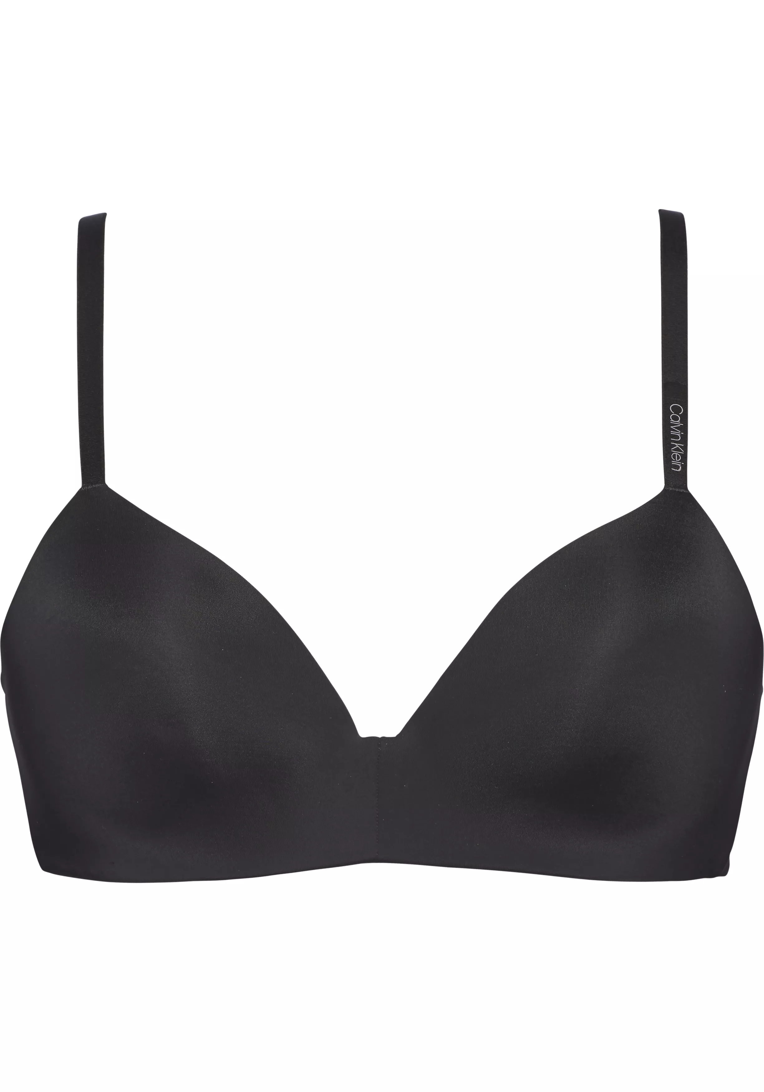 Calvin Klein dames Form lightly lined demi bra, T-shirt BH, zwart