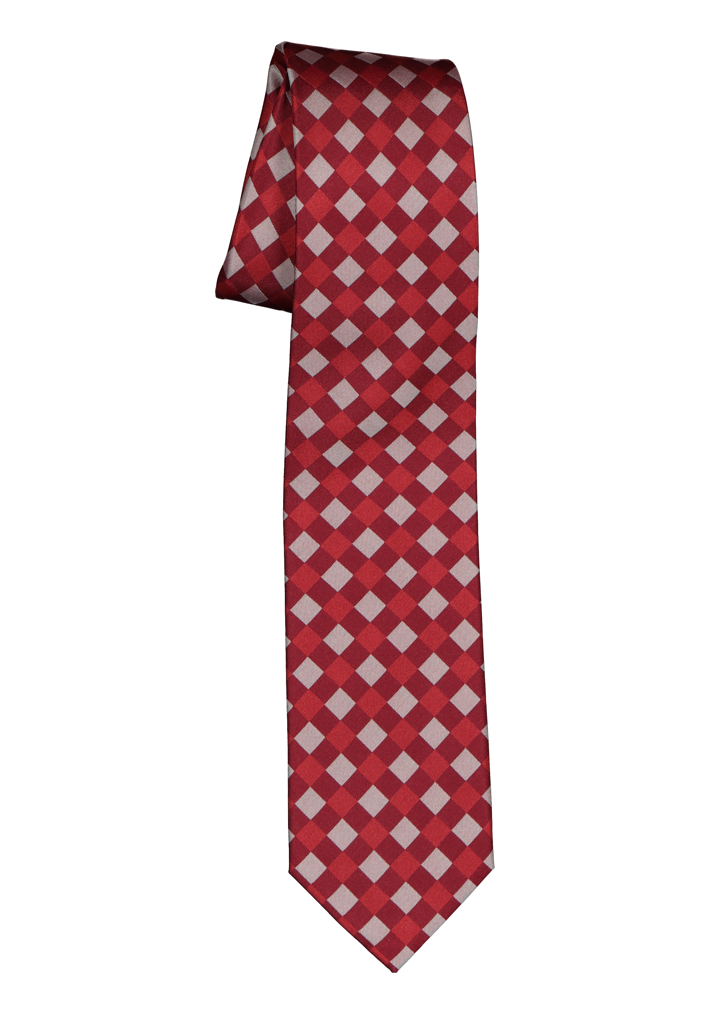 Pelucio stropdas, bordeaux geruit