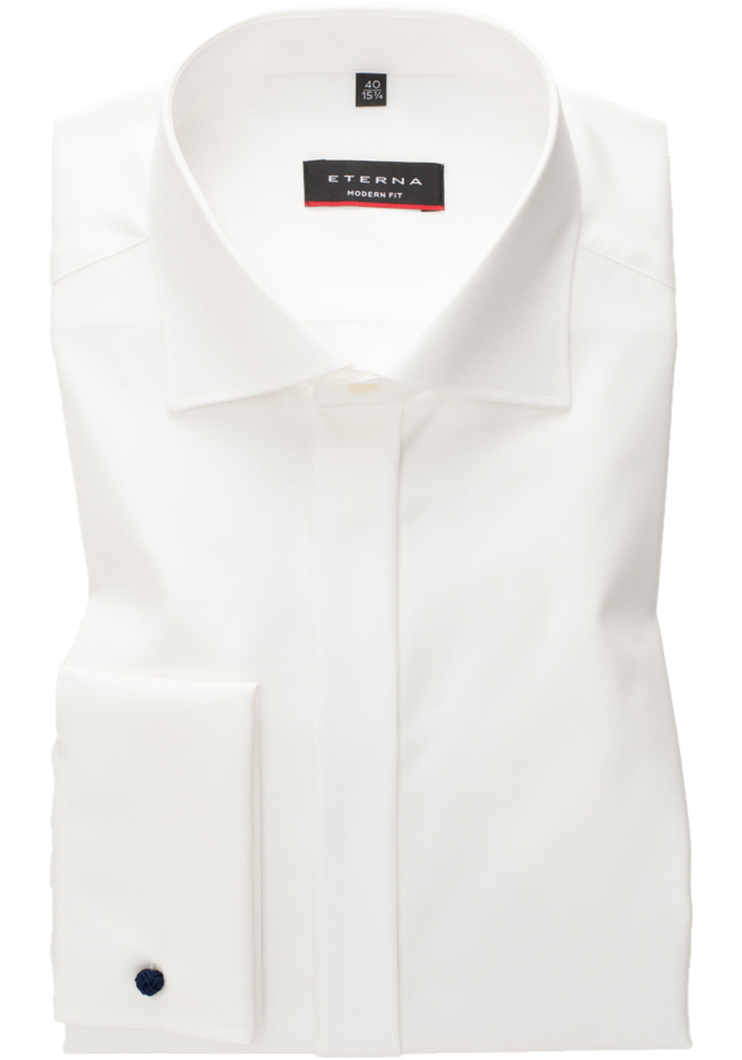 ETERNA modern fit overhemd, twill, ecru