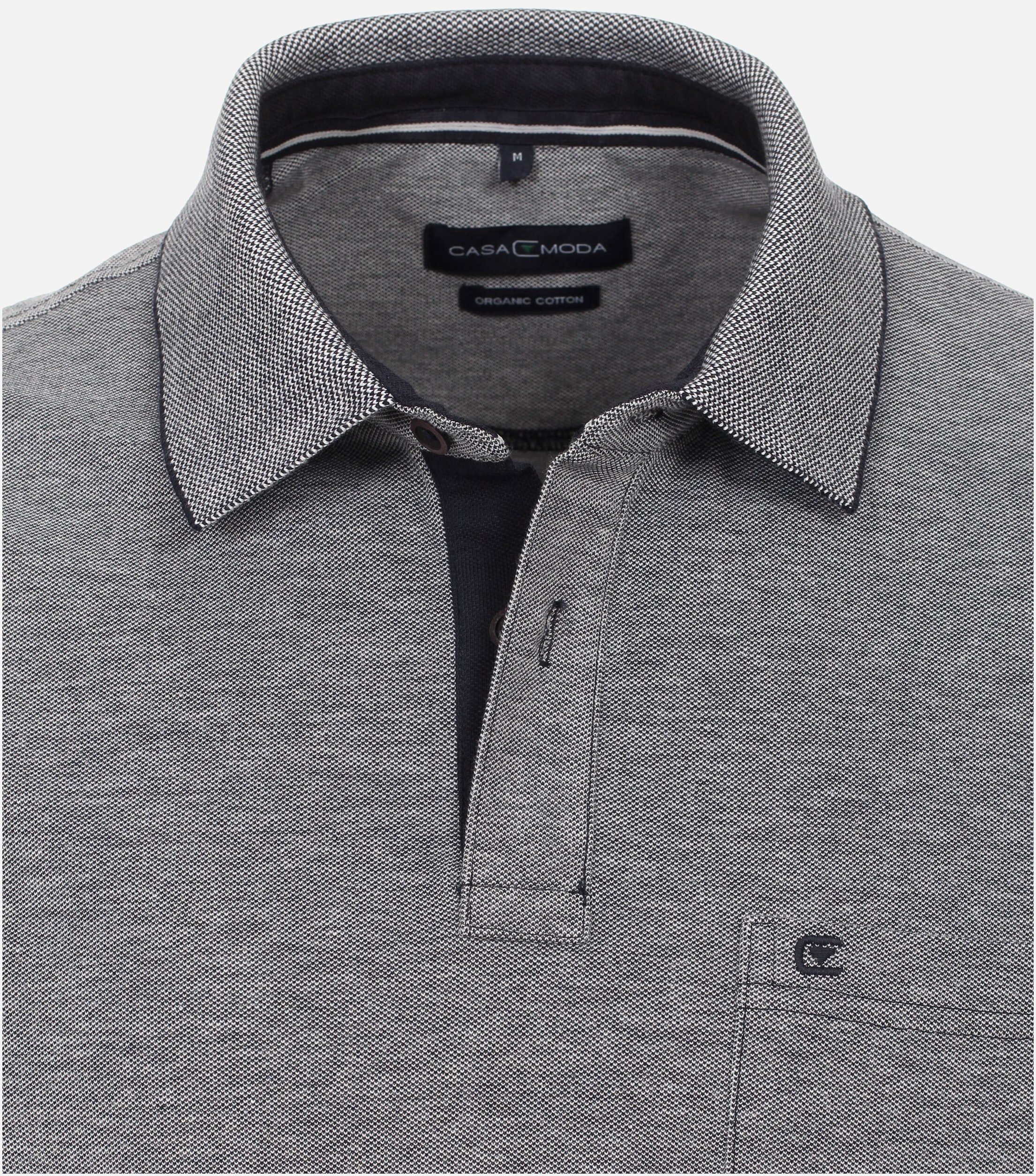 CASA MODA comfort fit heren polo, blauw