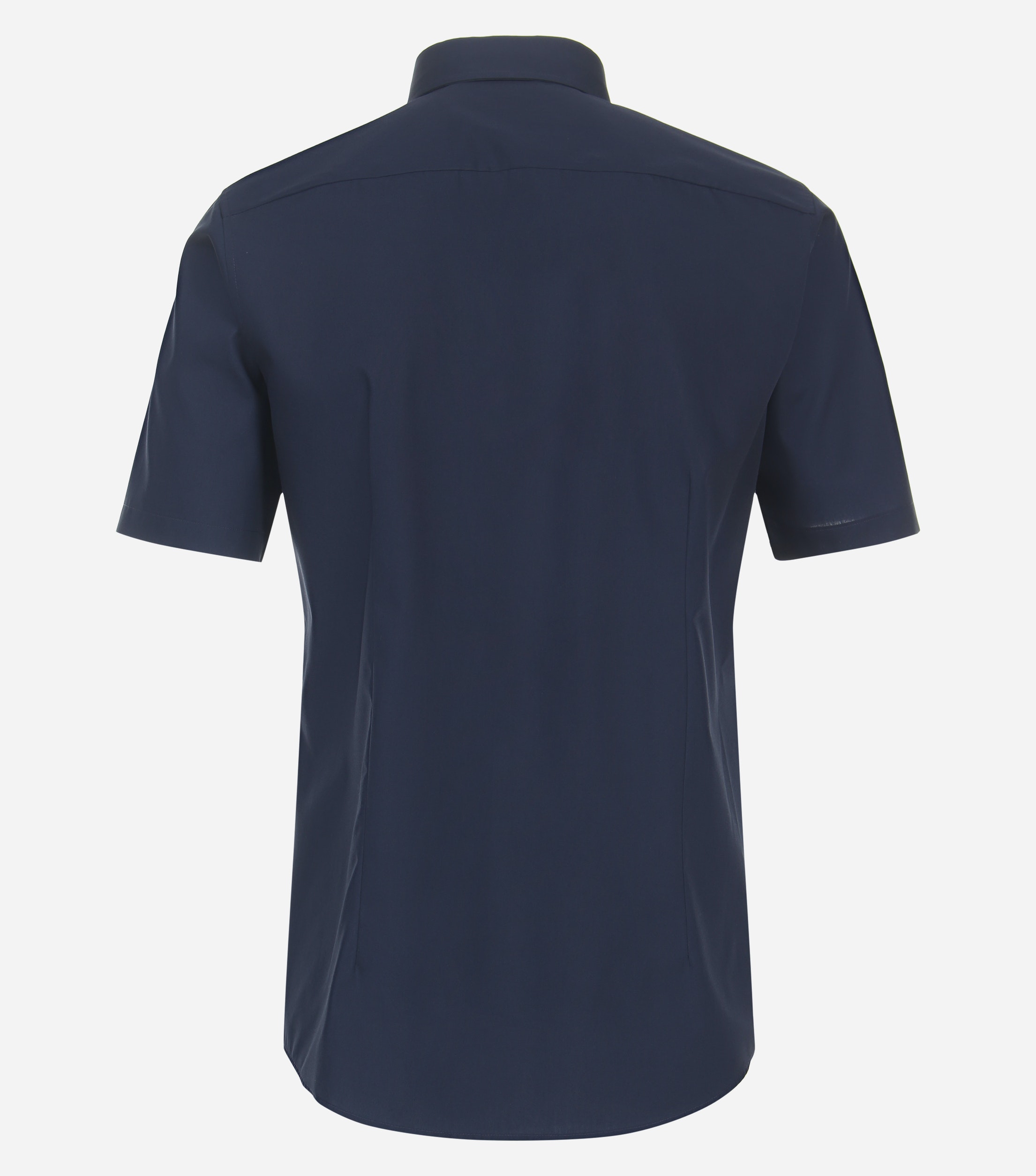 VENTI modern fit overhemd, korte mouw, popeline, blauw
