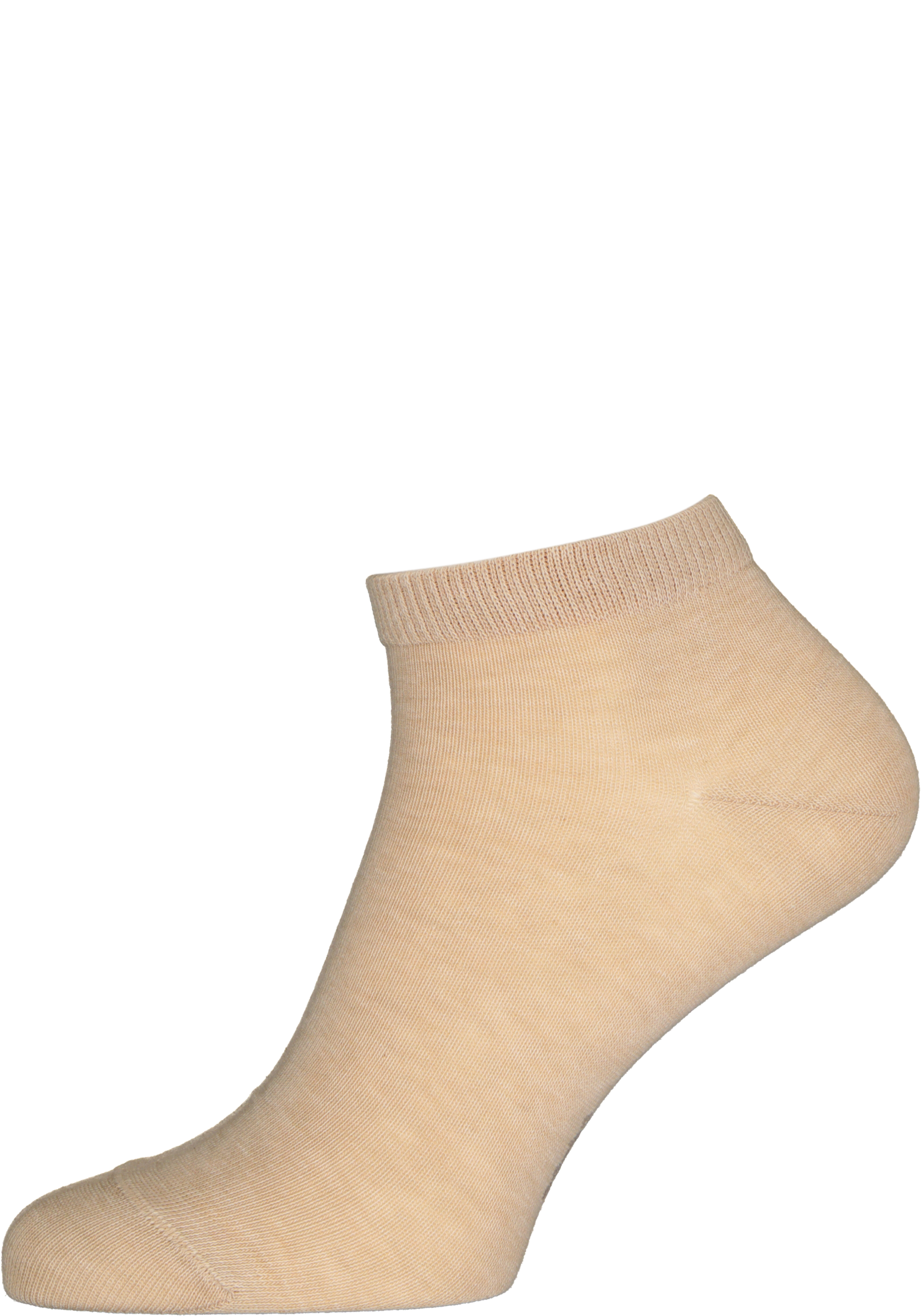 FALKE Happy heren enkelsokken (2-pack), beige (sand melange)