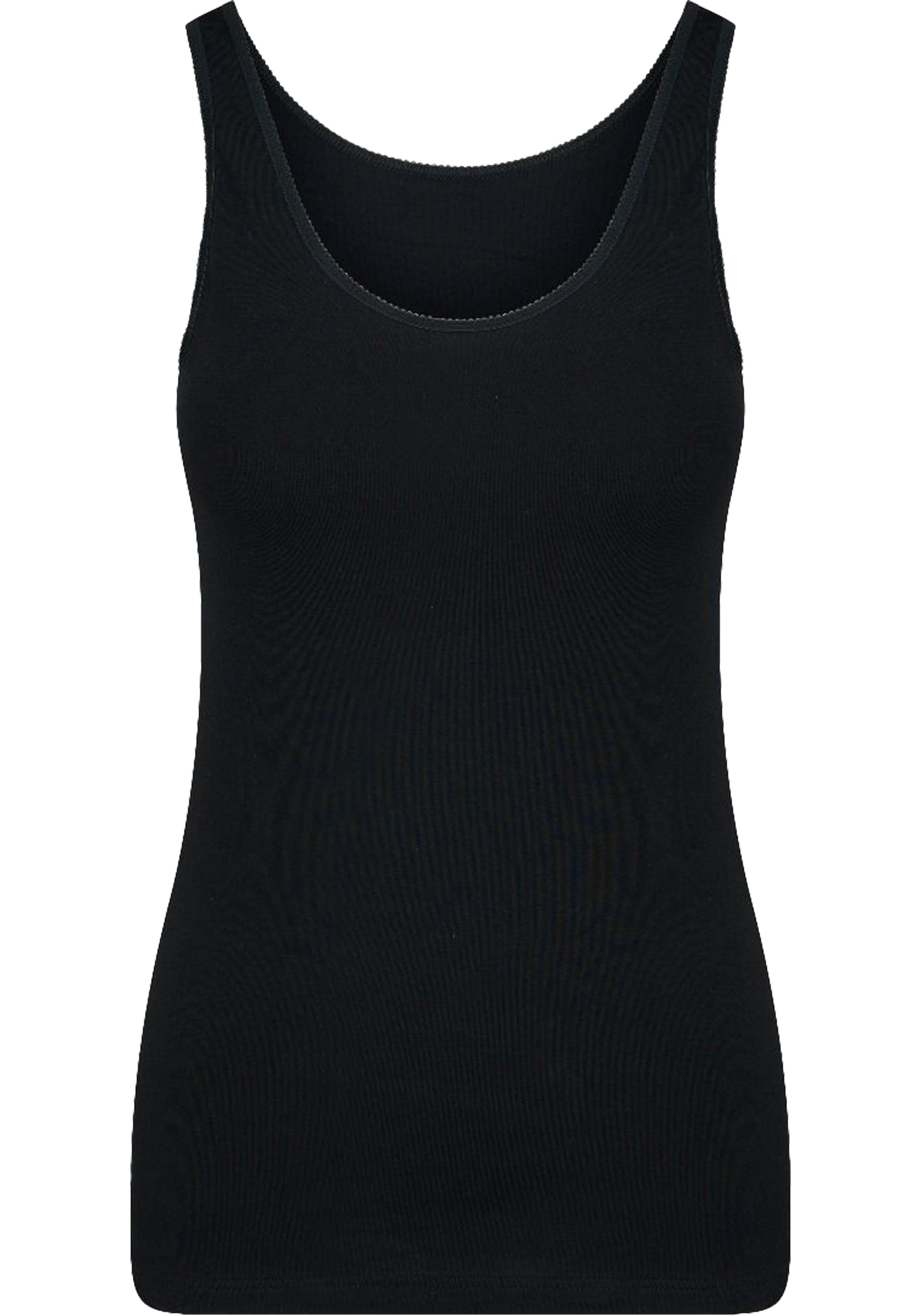 RJ Bodywear Everyday dames Domburg hemd (2-pack), zwart