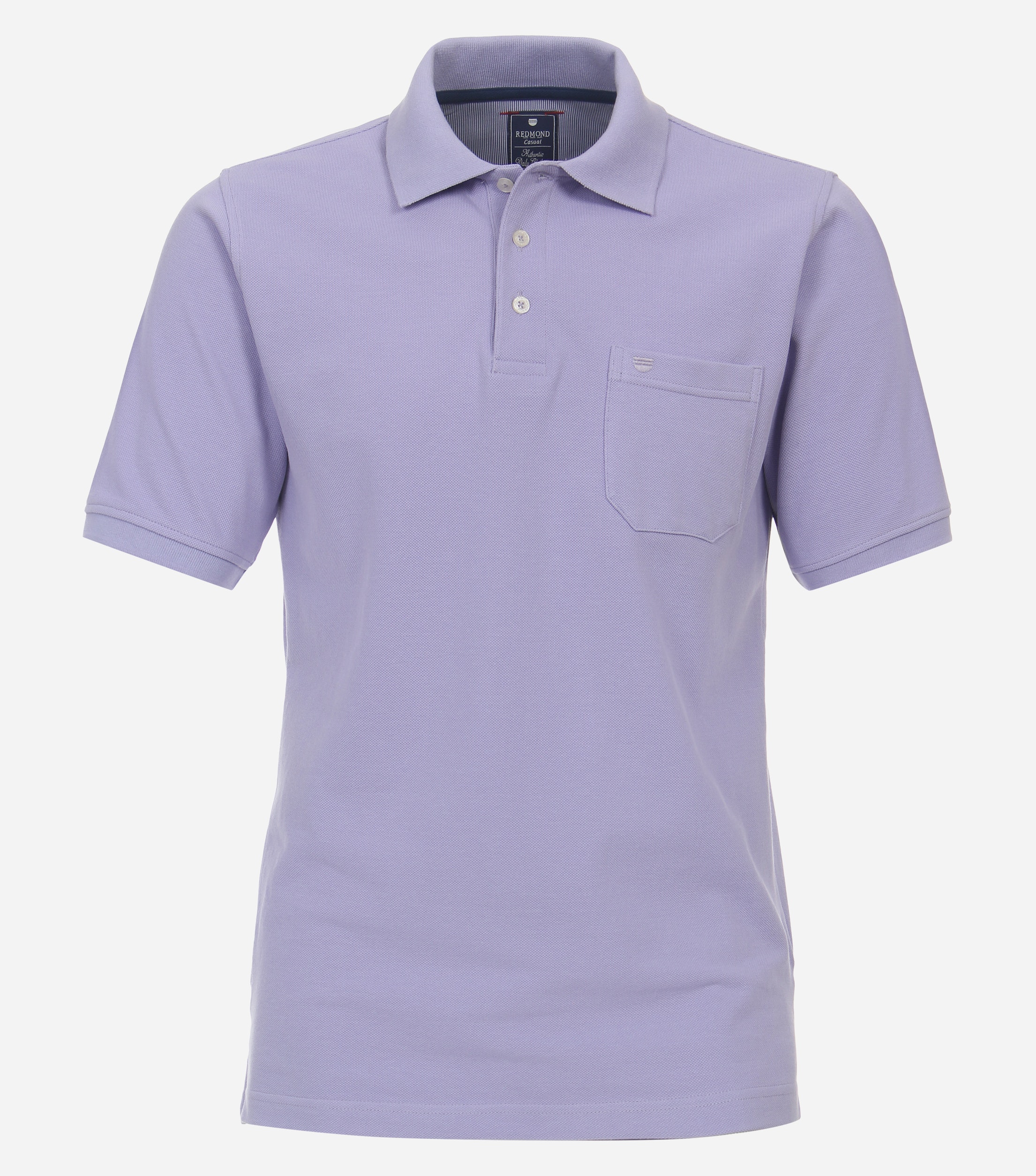 Redmond regular fit heren polo pique paars