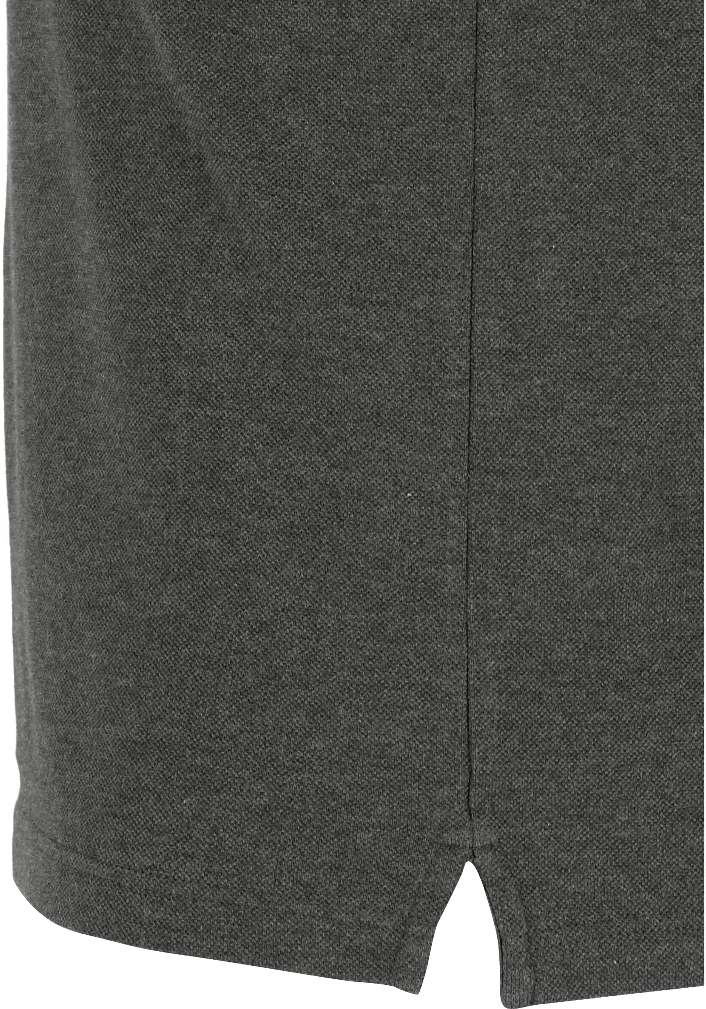 Lacoste Slim Fit polo, donkergrijs melange