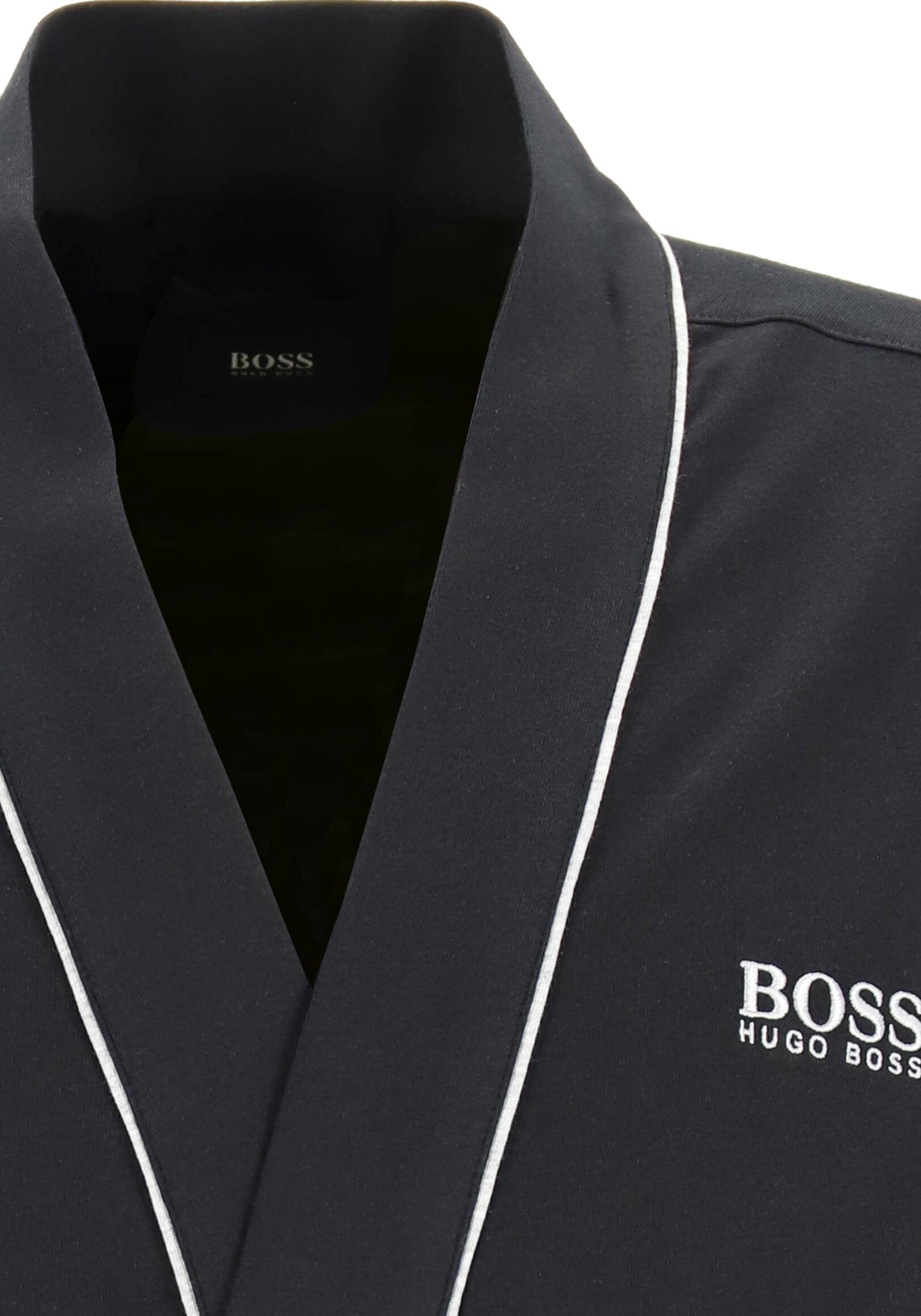 HUGO BOSS heren ochtendjas (dun), kimono, zwart