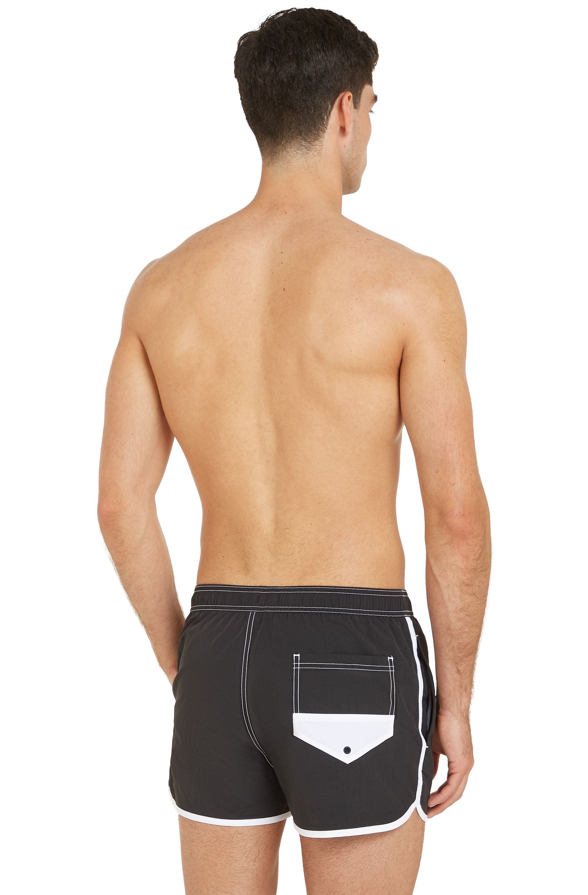 Tommy Hilfiger Medium Runner swimshort, heren zwembroek, zwart