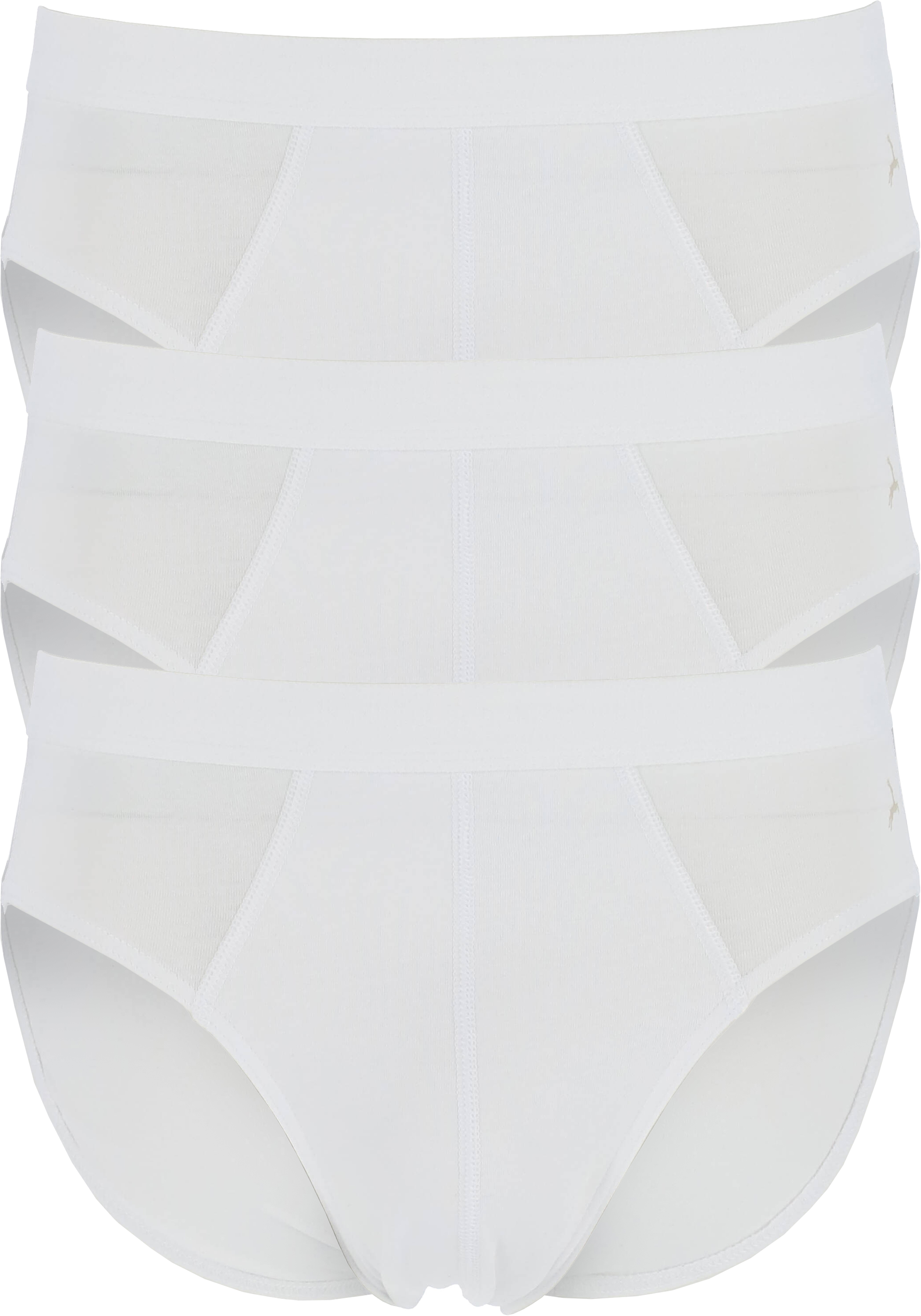 TEN CATE Basics men sportslips (3-pack), heren slips, wit