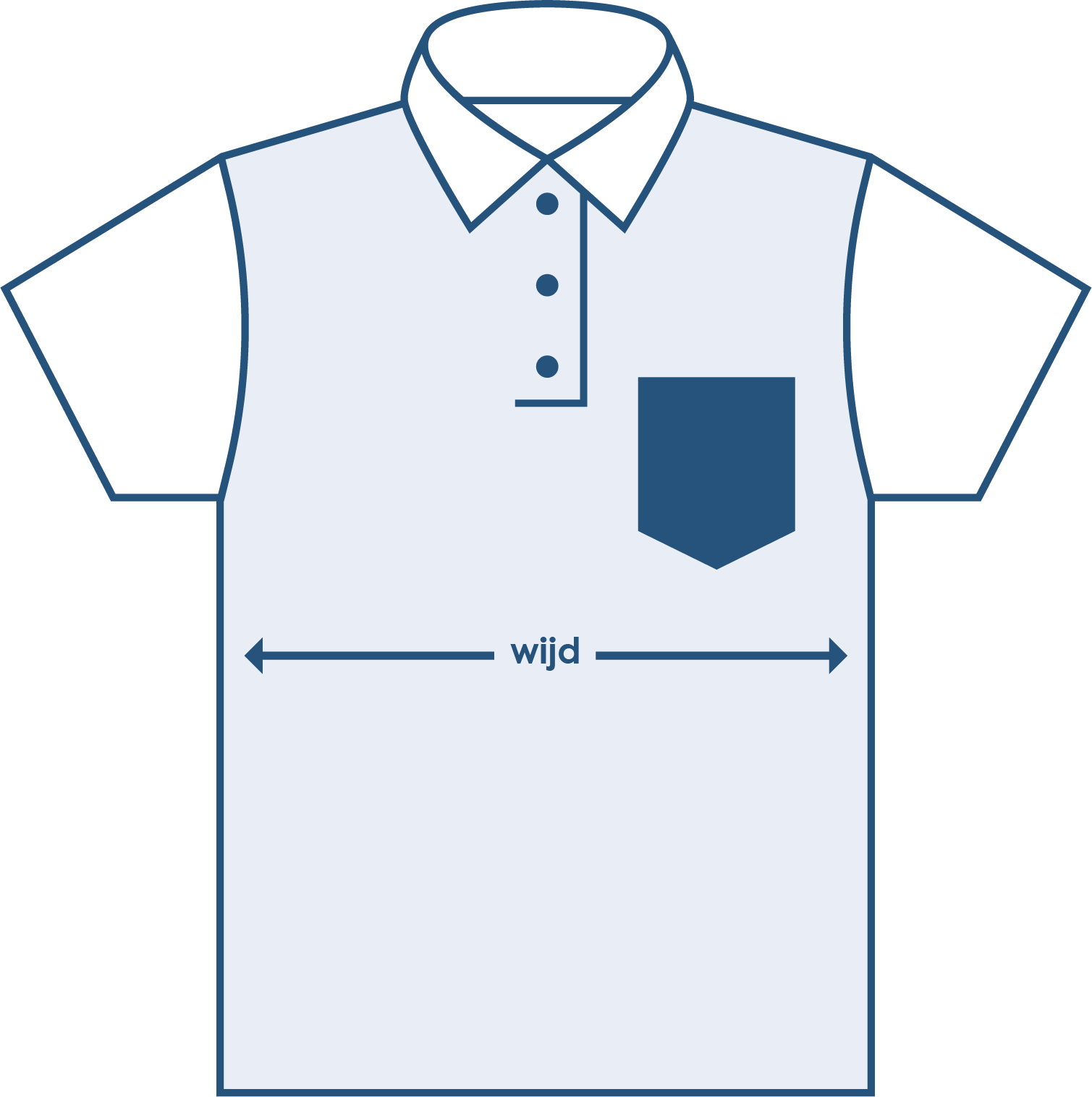 Pasvorm poloshirt korte mouw wijd Pasvorm poloshirt korte mouw wijd