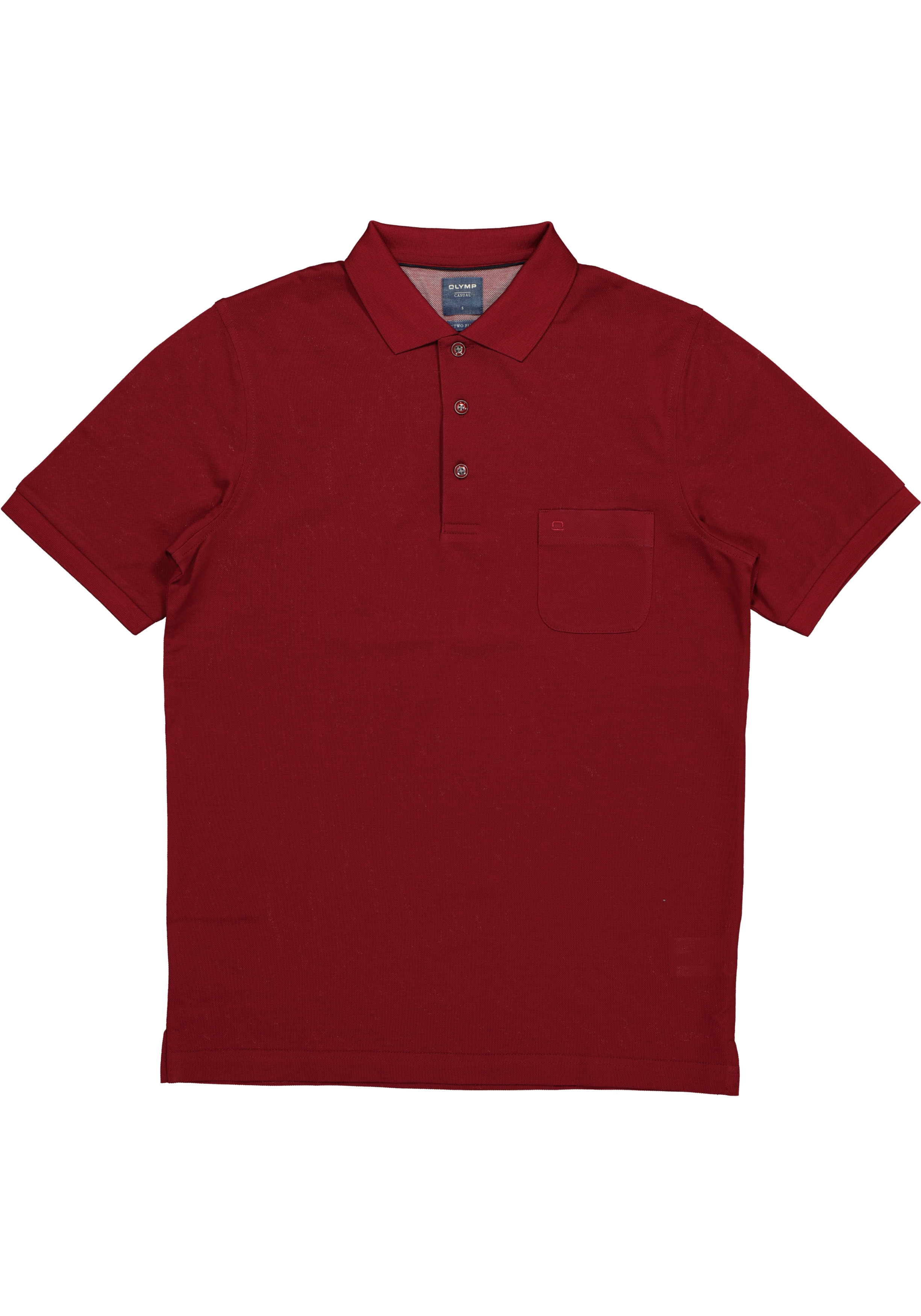 OLYMP modern fit poloshirt, bordeaux rood