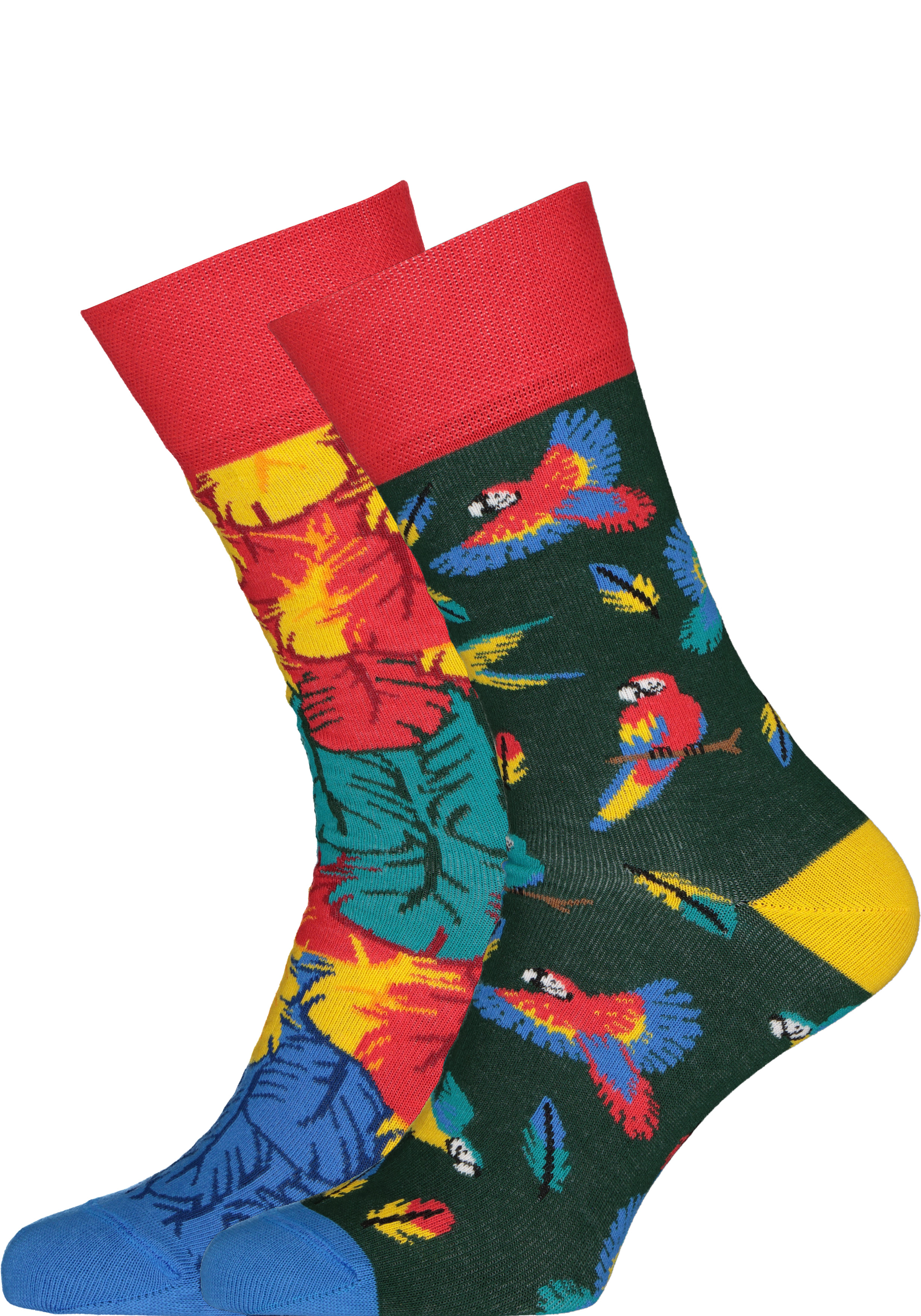 Many Mornings unisex sokken Paradise Parrot