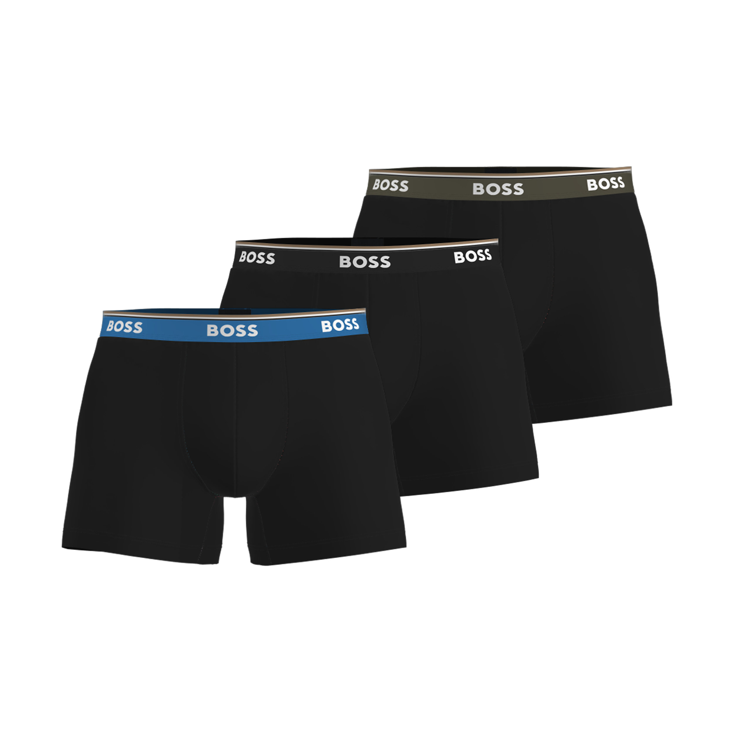HUGO BOSS Power boxer briefs (3-pack), heren boxers normale lengte, multicolor