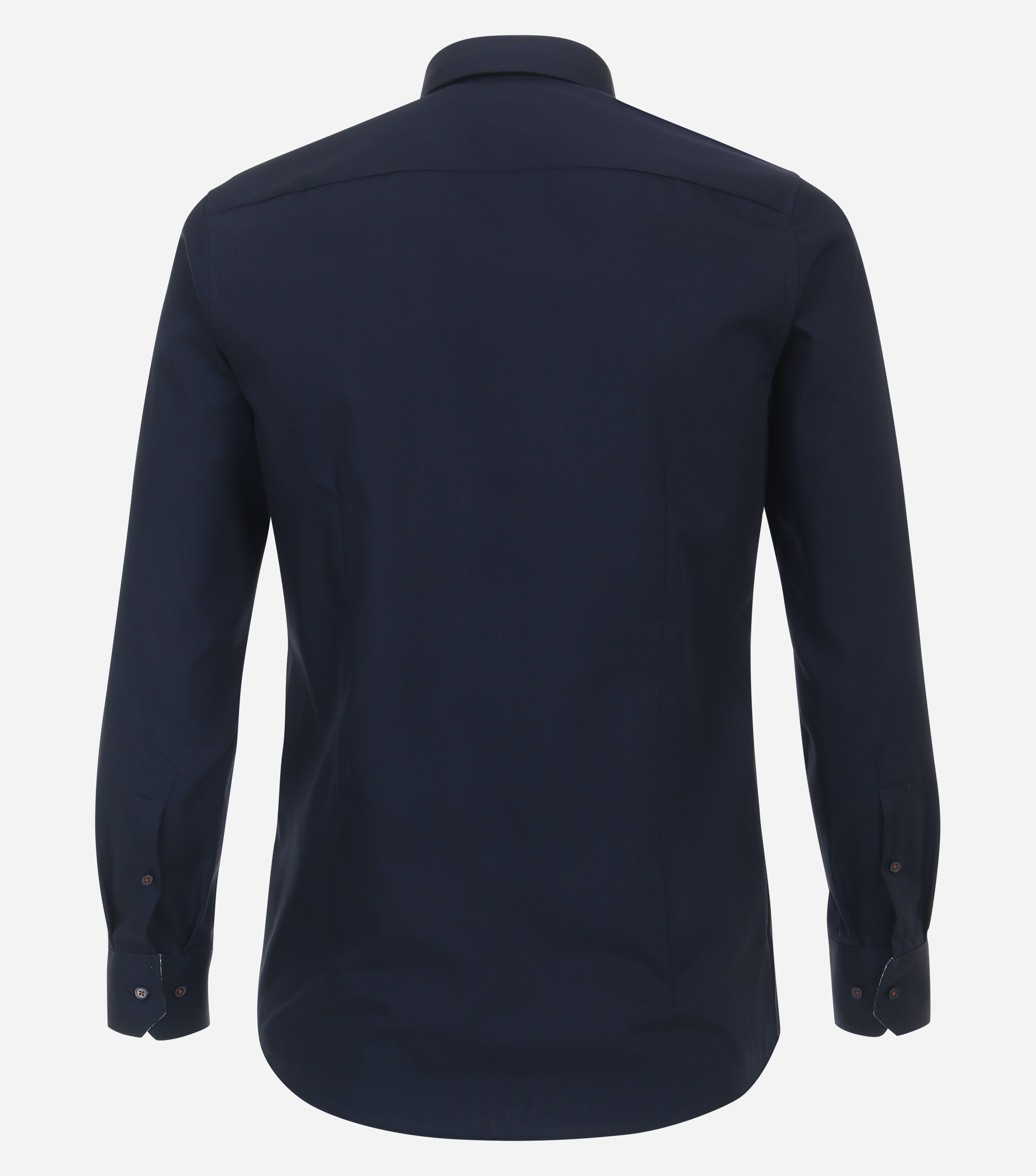 VENTI modern fit overhemd, mouwlengte 7, popeline, blauw