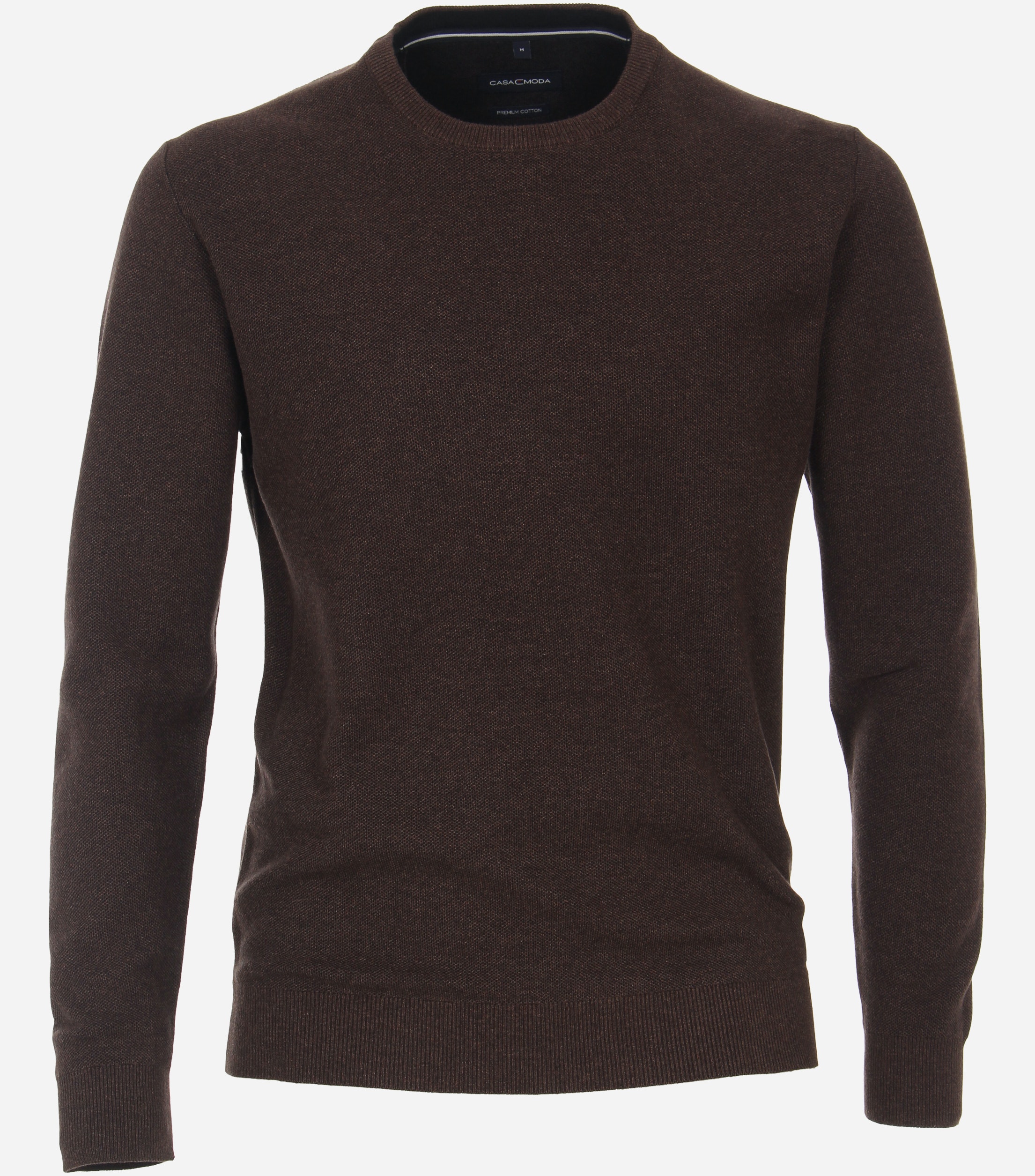 CASA MODA comfort fit trui, bruin melange