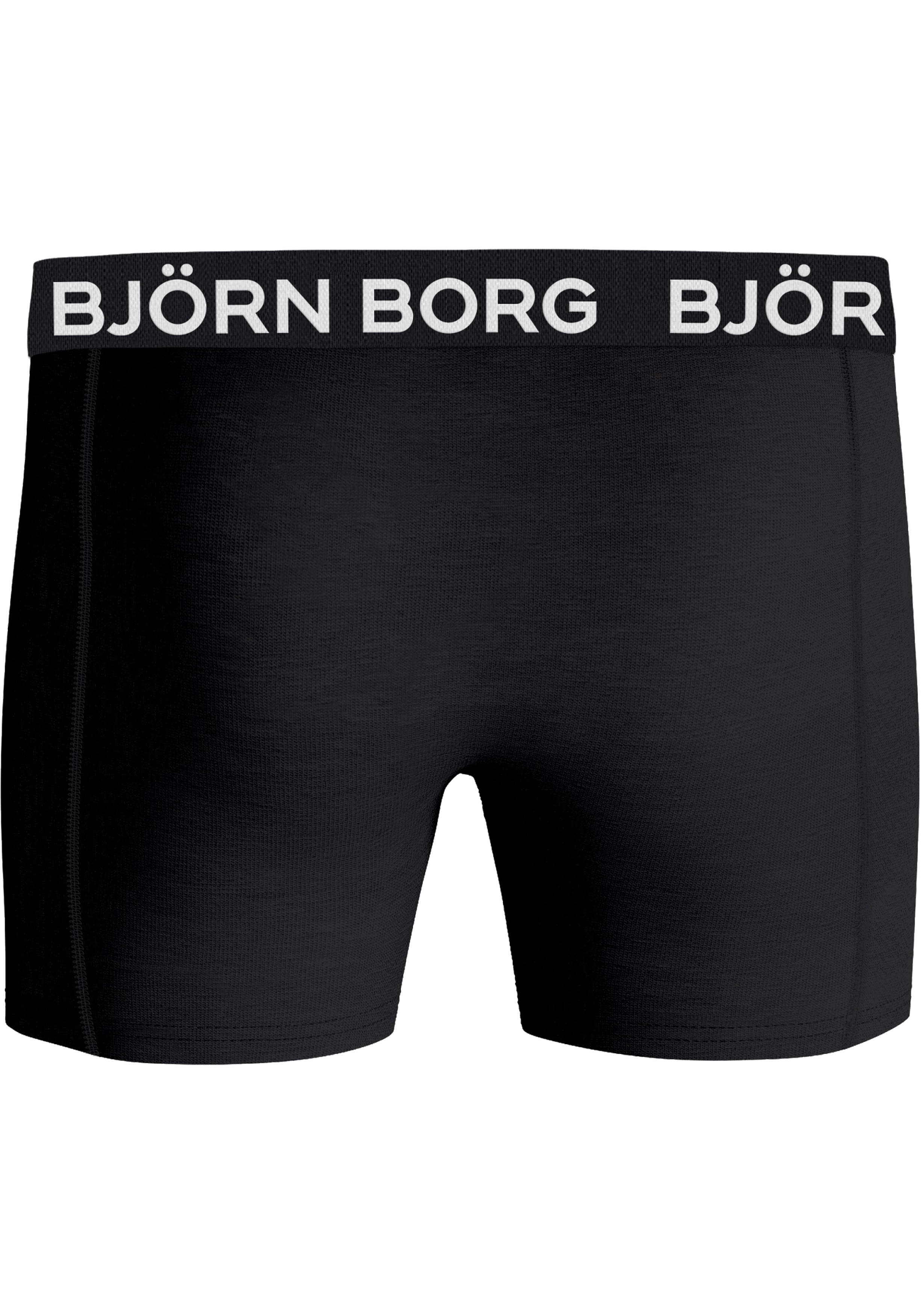Bjorn Borg Cotton Stretch boxers (12-pack), heren boxers normale lengte, zwart