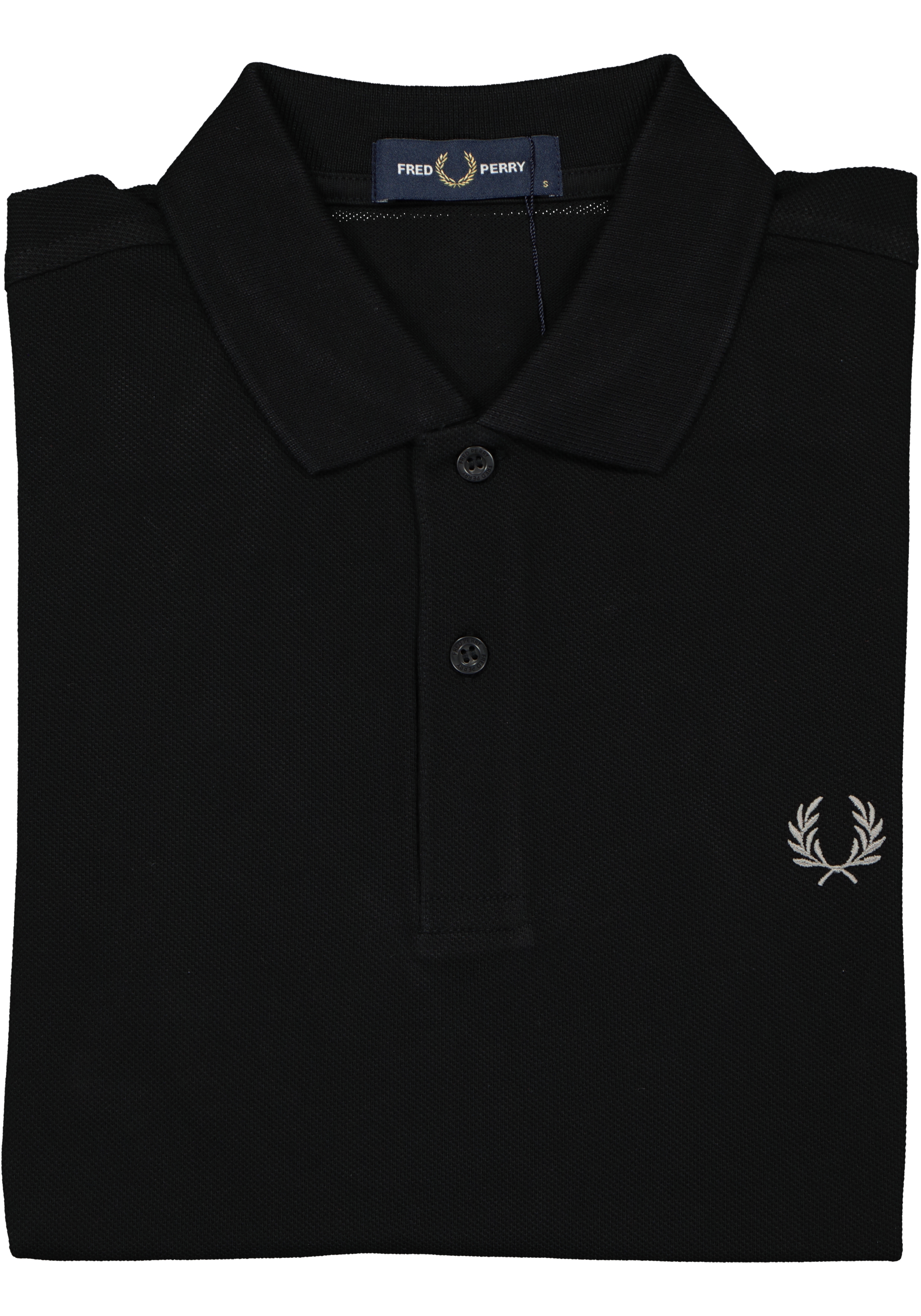 Fred Perry M6000 polo shirt, heren polo black, zwart