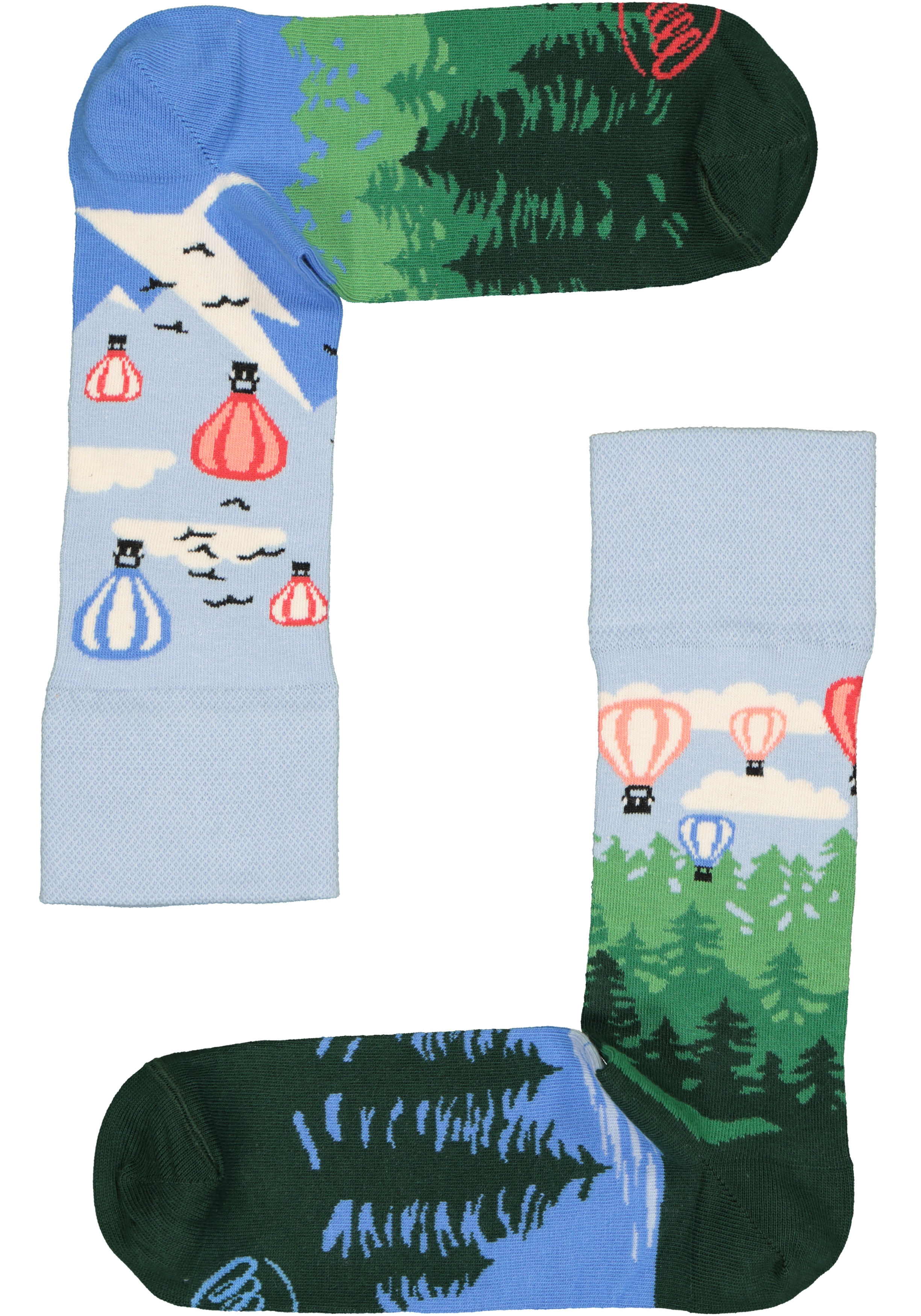 Many Mornings unisex sokken Adventure Balloon