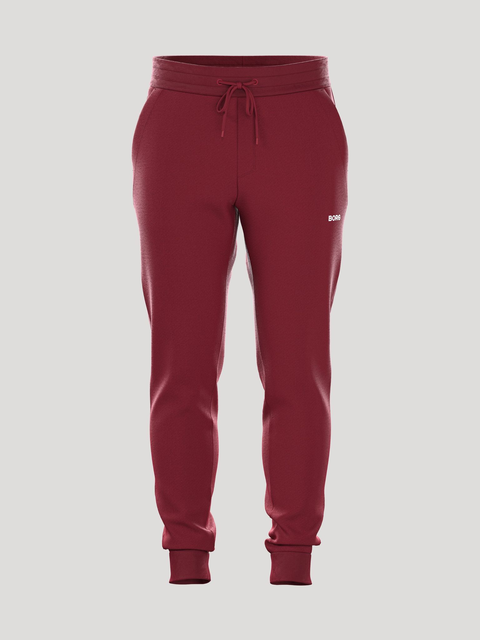 Bjorn Borg Essential 4 Pants, heren joggingbroek, rood