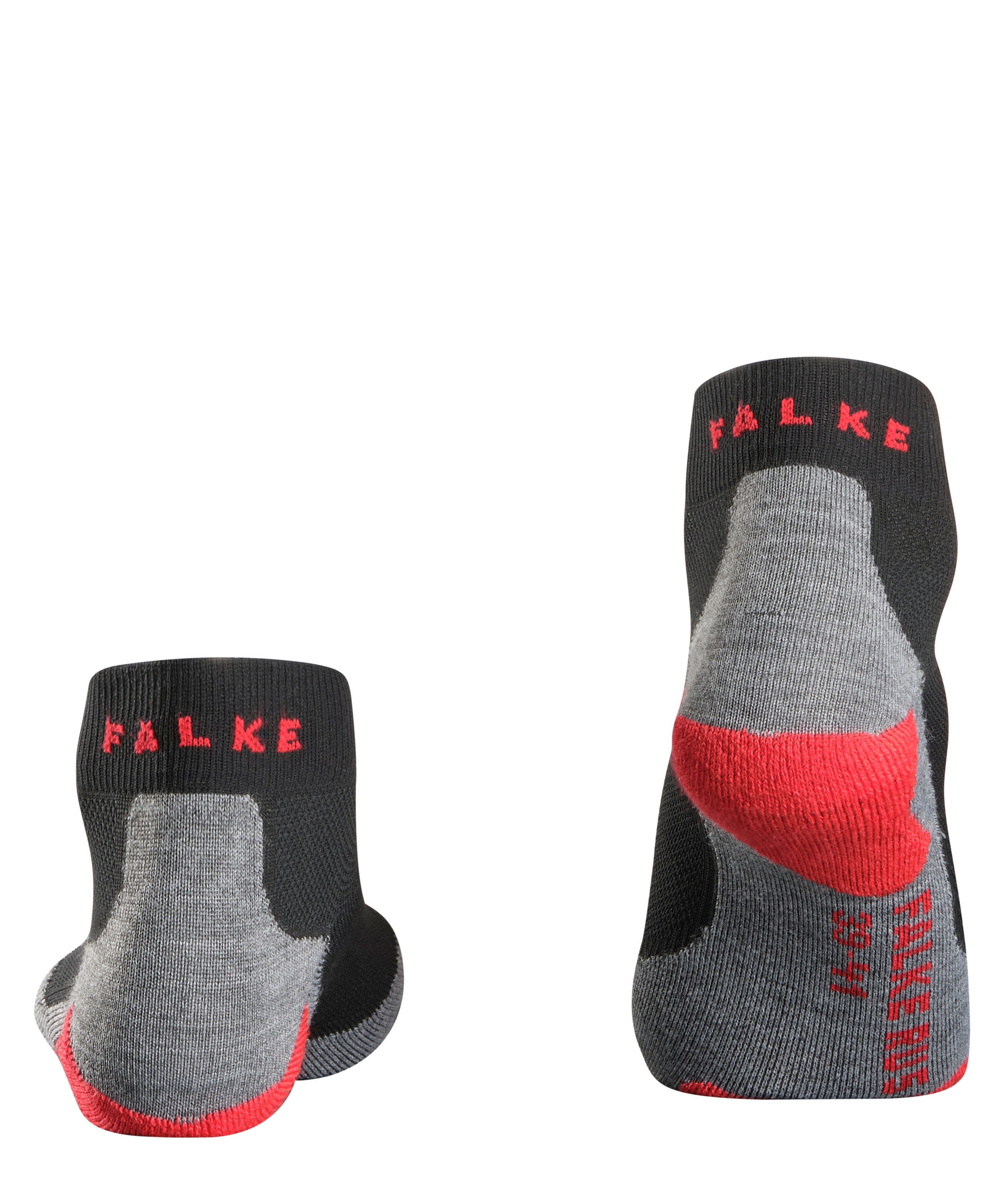 FALKE RU5 Race Short heren running sokken kort, zwart (black-mix)