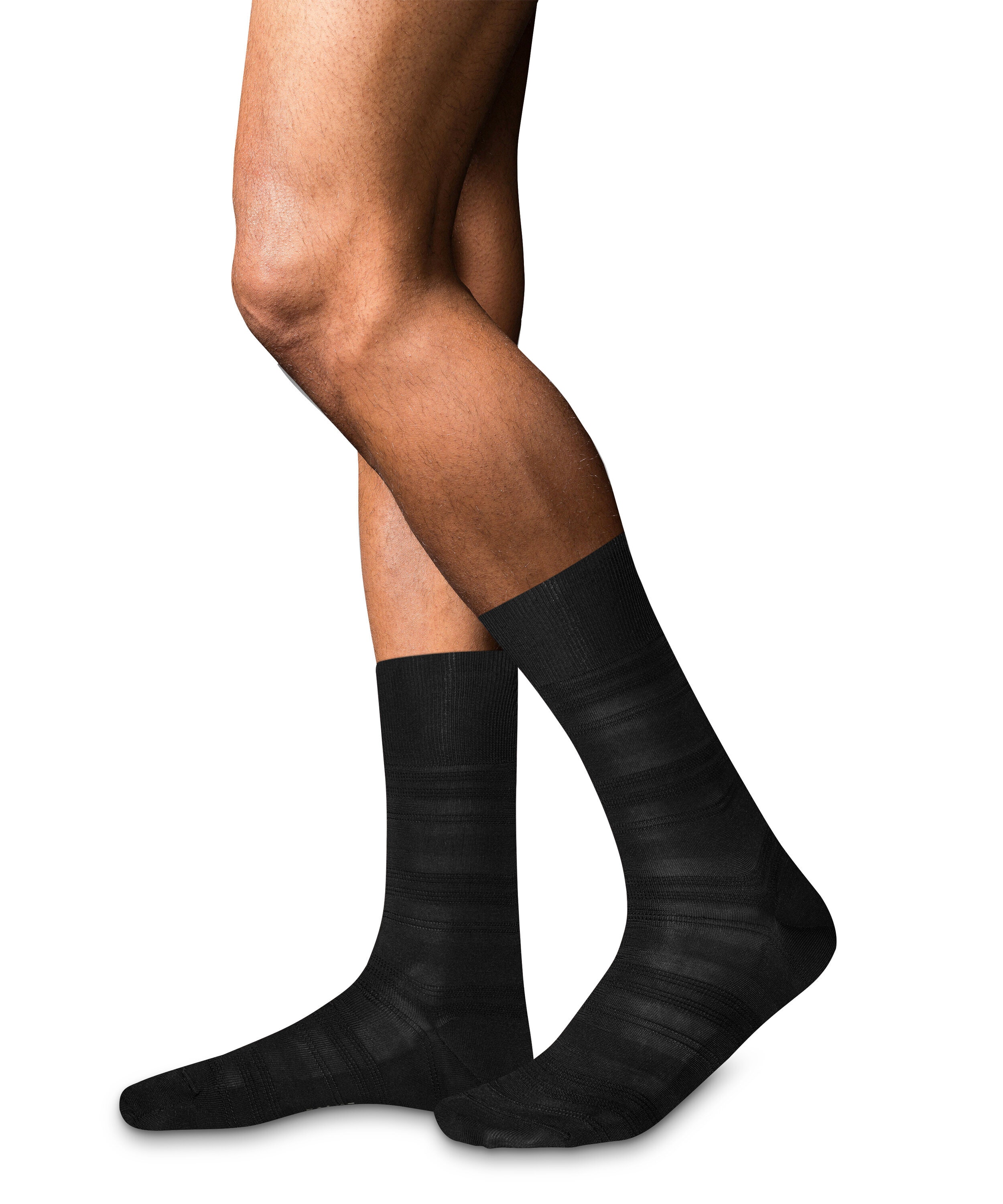 FALKE Highshine herensokken, zwart (black)