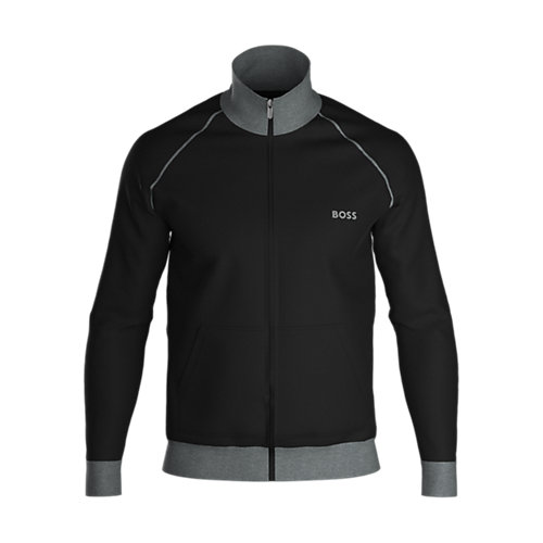 BOSS Mix&Match Jacket, heren lounge vest, zwart
