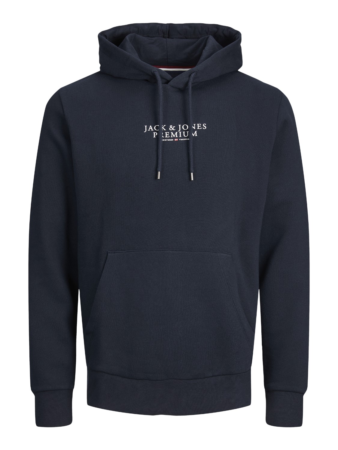 JACK & JONES Arie sweat hood slim fit, heren hoodie katoenmengsel met capuchon, blauw