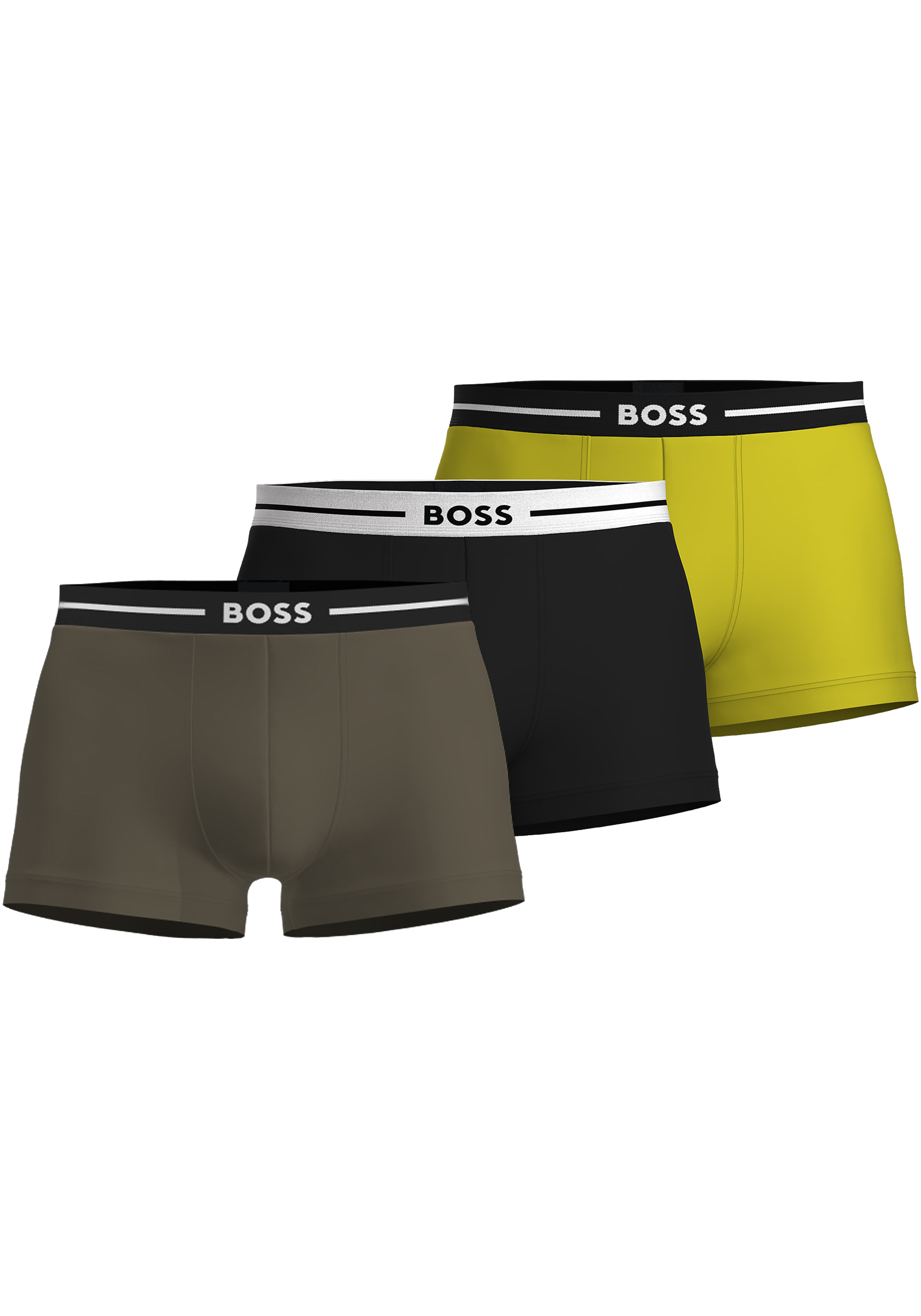 HUGO BOSS Bold trunks (3-pack), heren boxers kort, multicolor