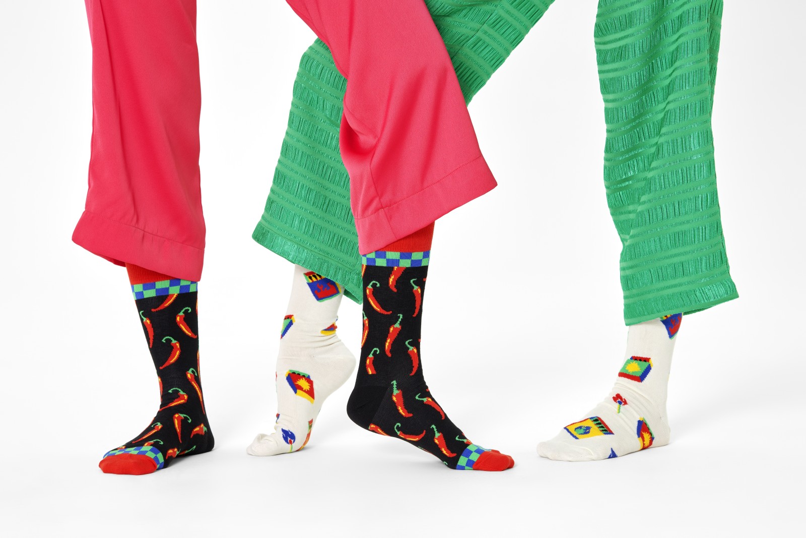Happy Socks Hot Box Gift Set (4-pack), unisex sokken in cadeauverpakking