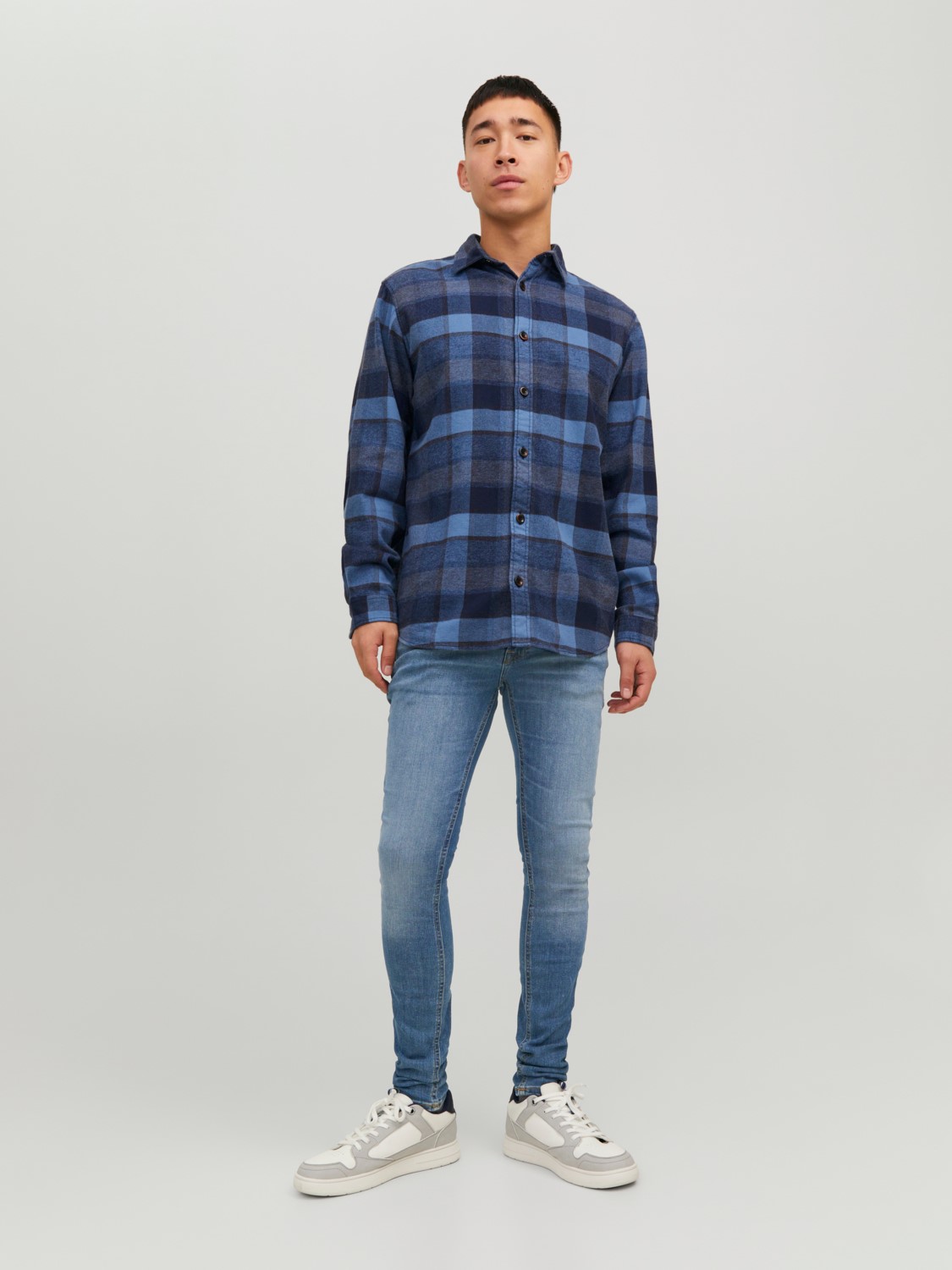 JACK & JONES Tom Original loose fit, heren jeans, denimblauw
