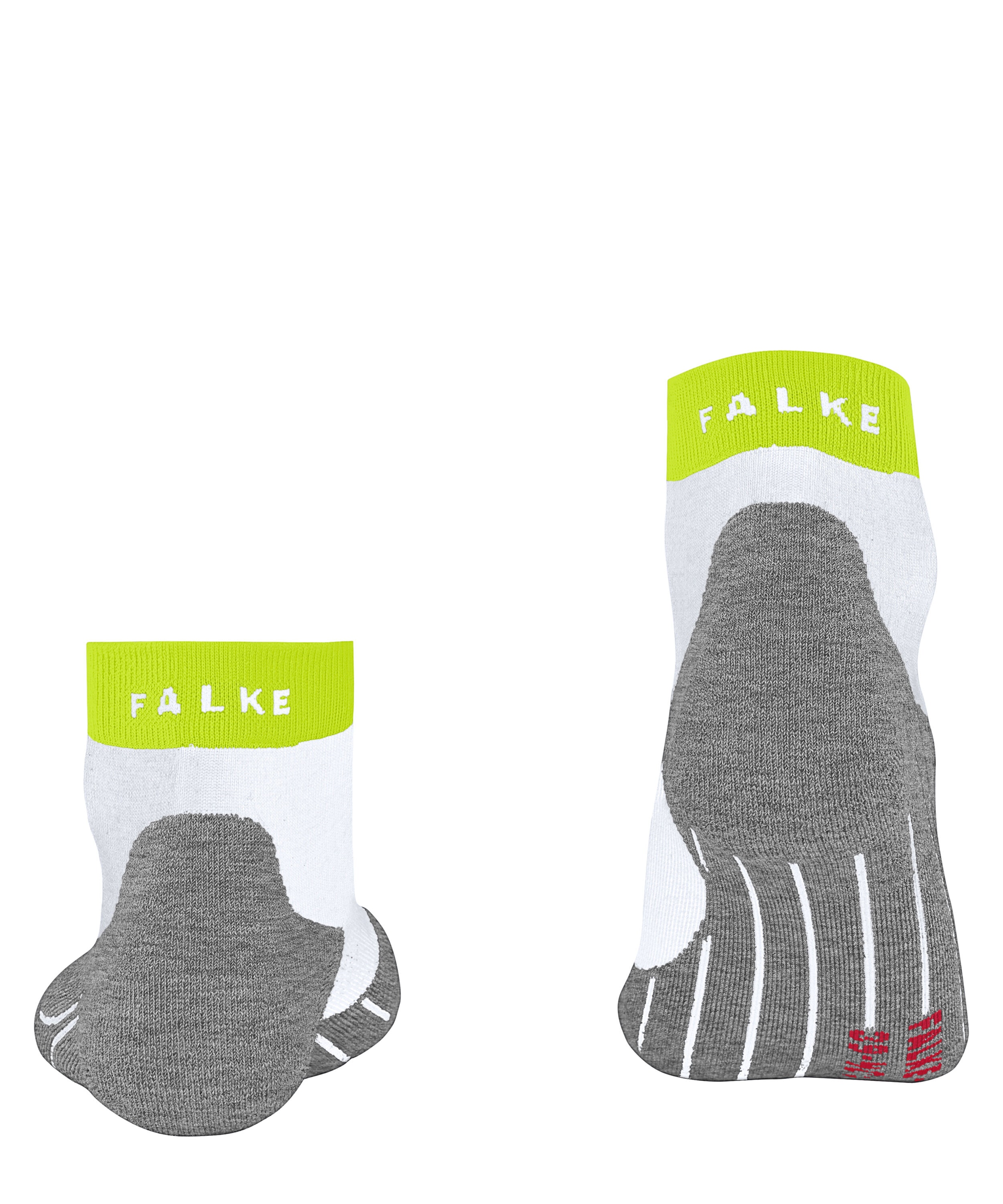 FALKE RU4 Endurance Short heren running sokken kort, wit (white)