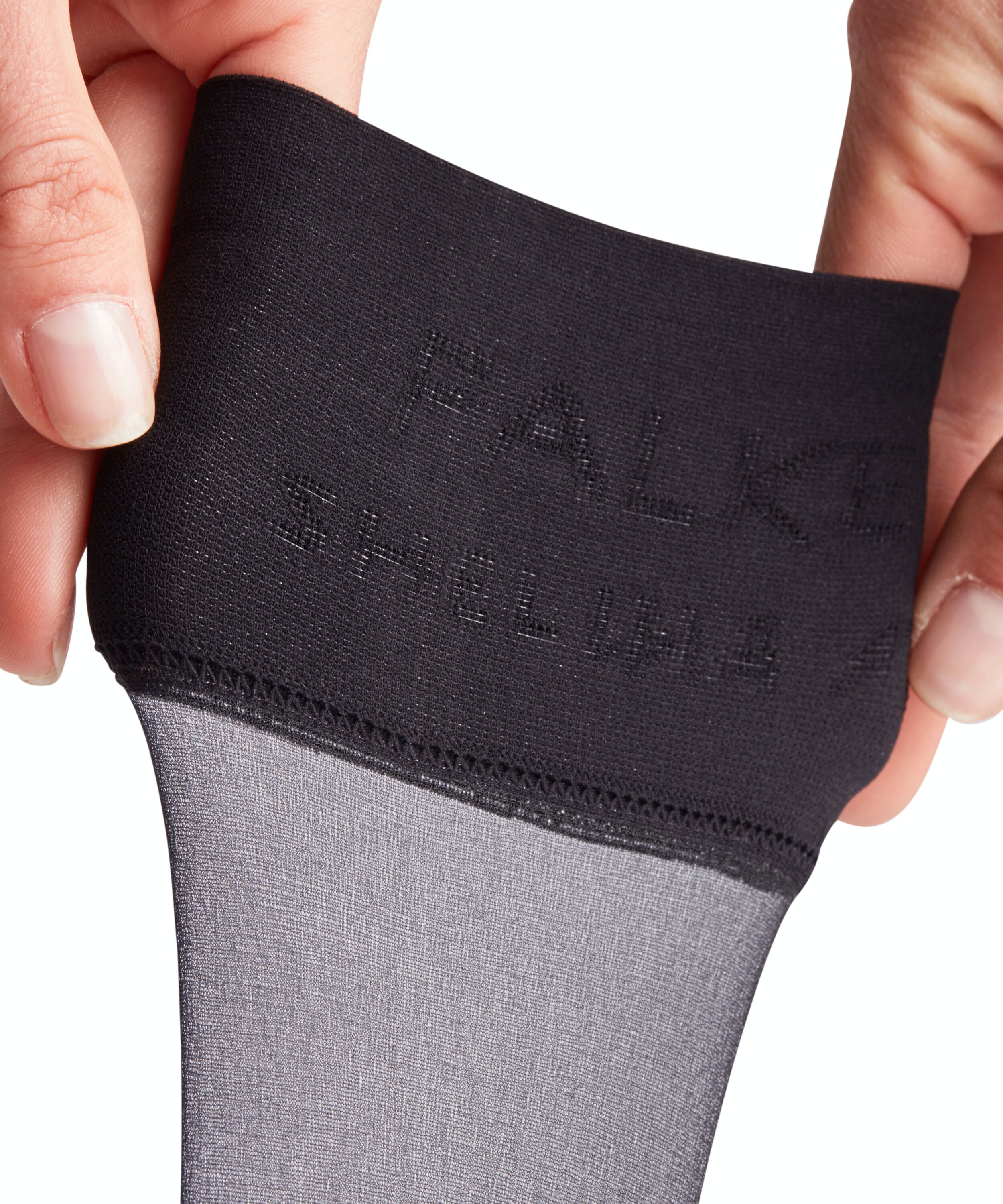 FALKE Shelina 12 DEN dames kniekousen, zwart (black)
