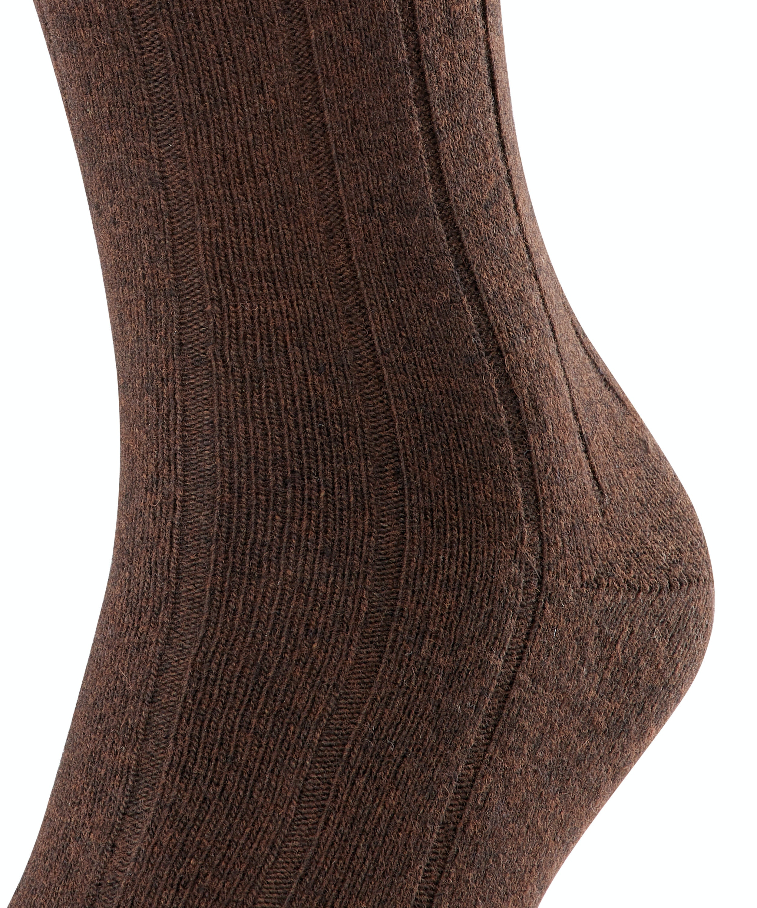 FALKE Lhasa Rib herensokken, bruin (brown)
