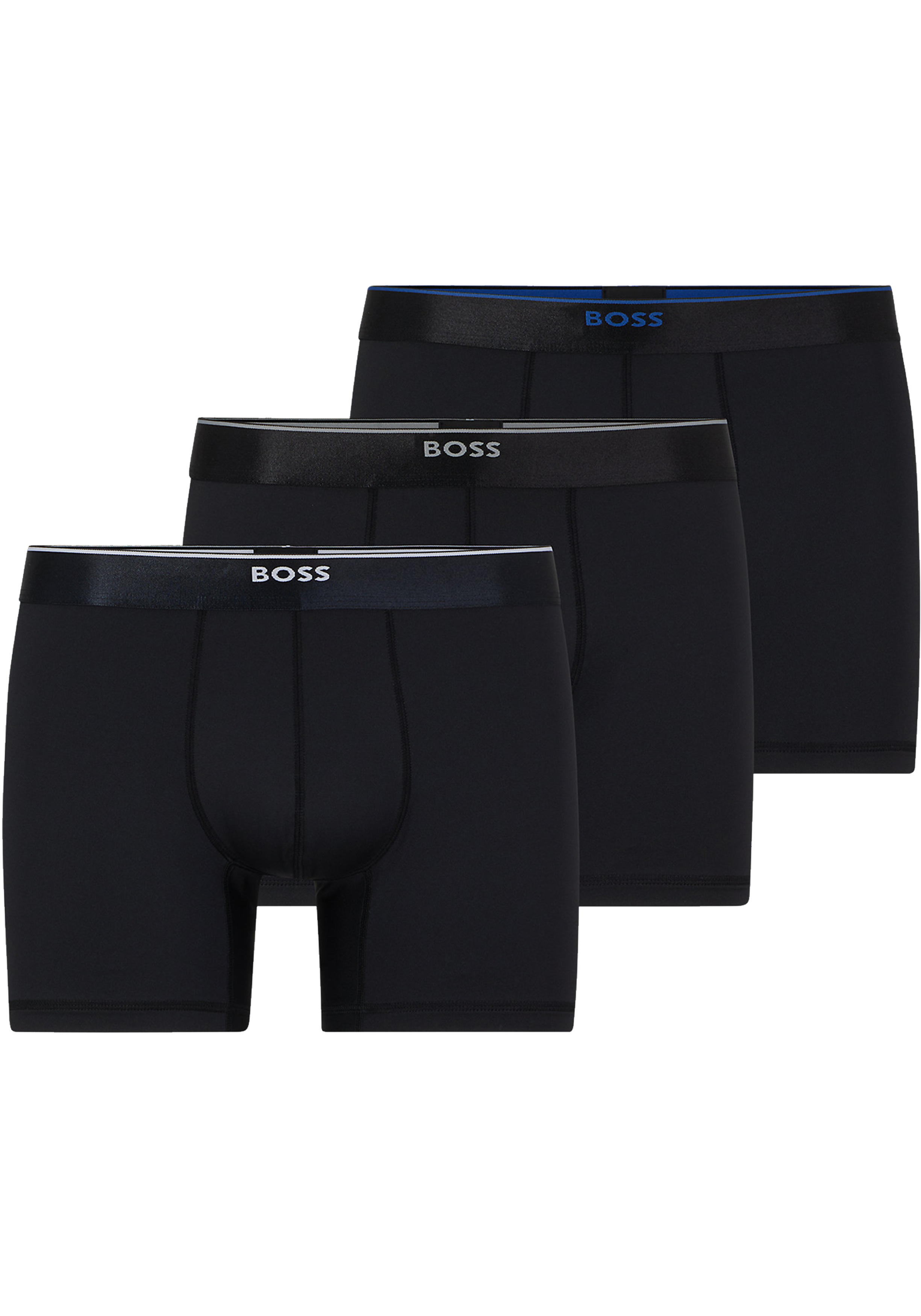 HUGO BOSS Evolution boxer briefs (3-pack), heren boxers normale lengte, zwart