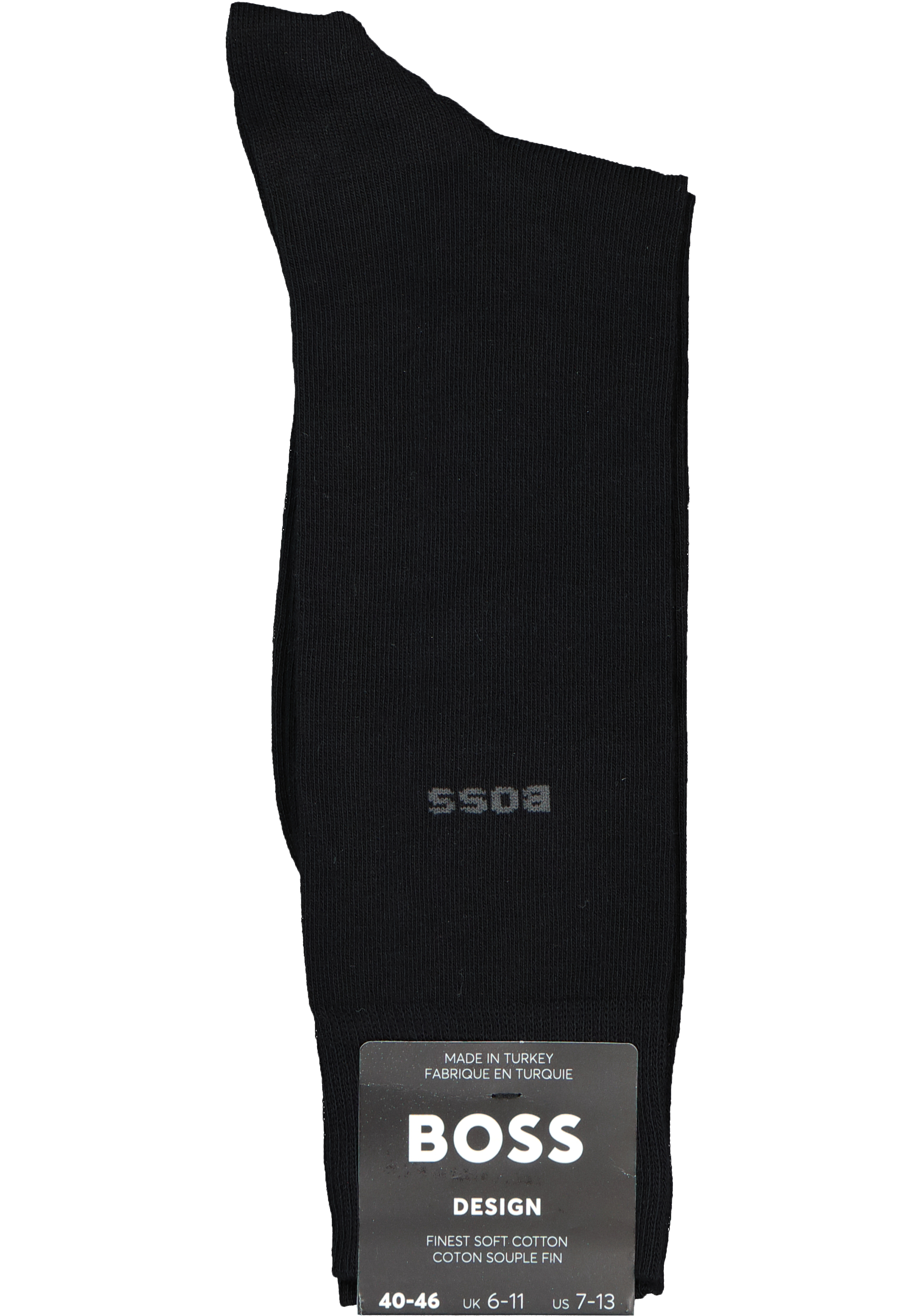 HUGO BOSS cadeauset sokken, giftbox met 3 paar heren sokken, blauw, zwart en grijs