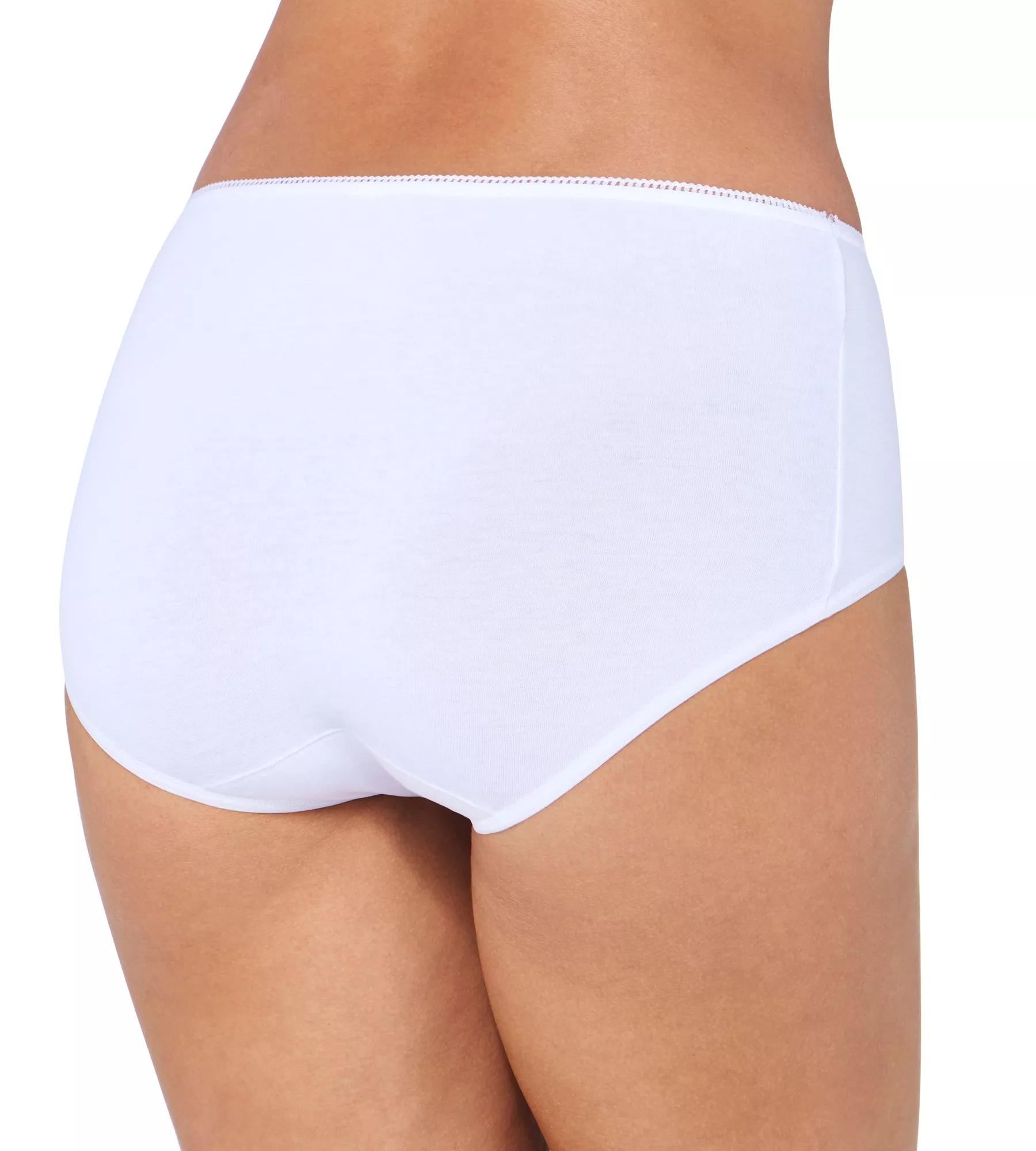 Sloggi Women 24/7 Cotton Midi (1-pack), dames slip, wit