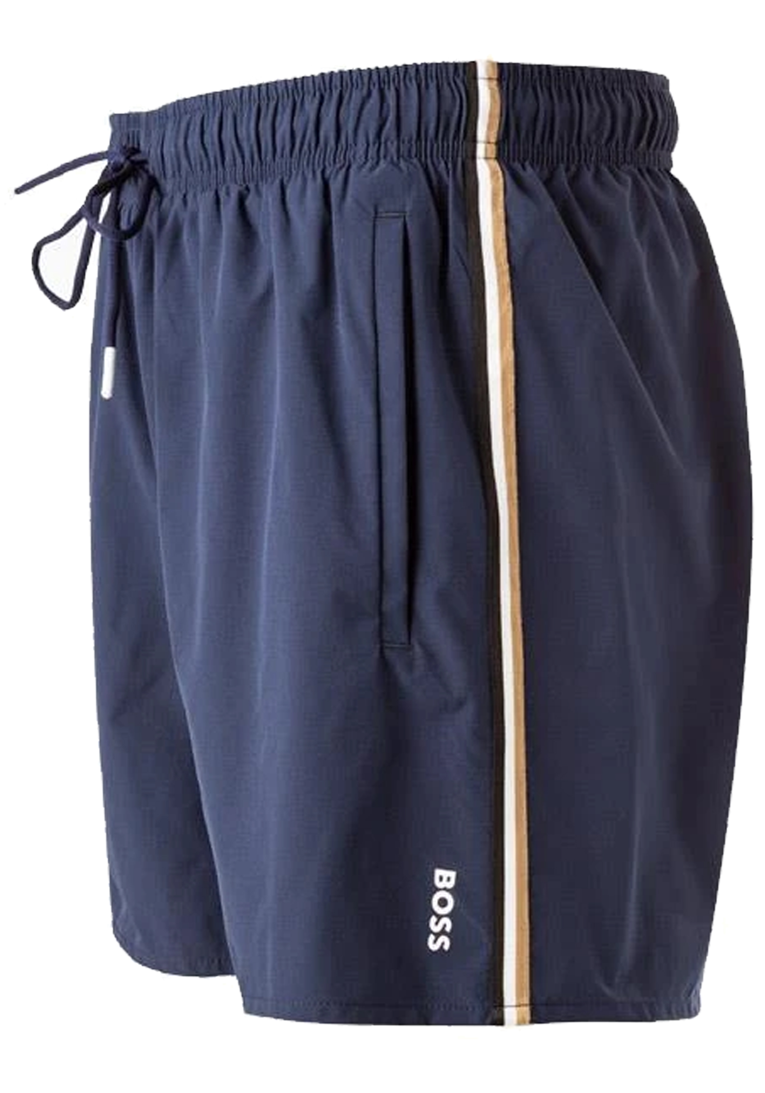 HUGO BOSS Iconic swim shorts, heren zwembroek, navy blauw