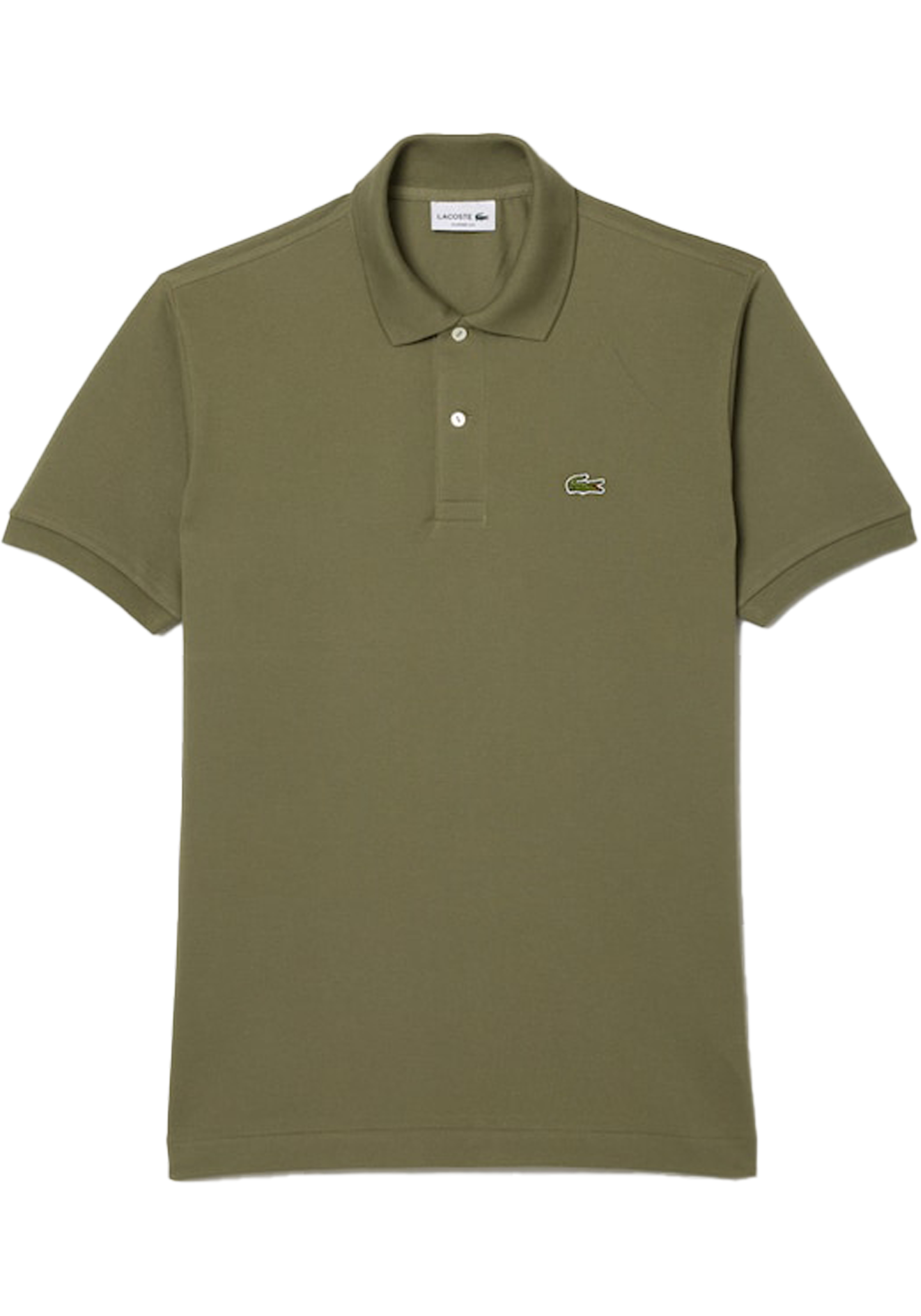 Lacoste Classic Fit polo, kaki groen